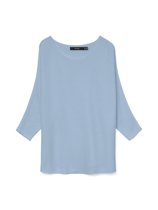 Vmnora 3/4 Boatneck Blouse  Noos (Cashmere Blue)