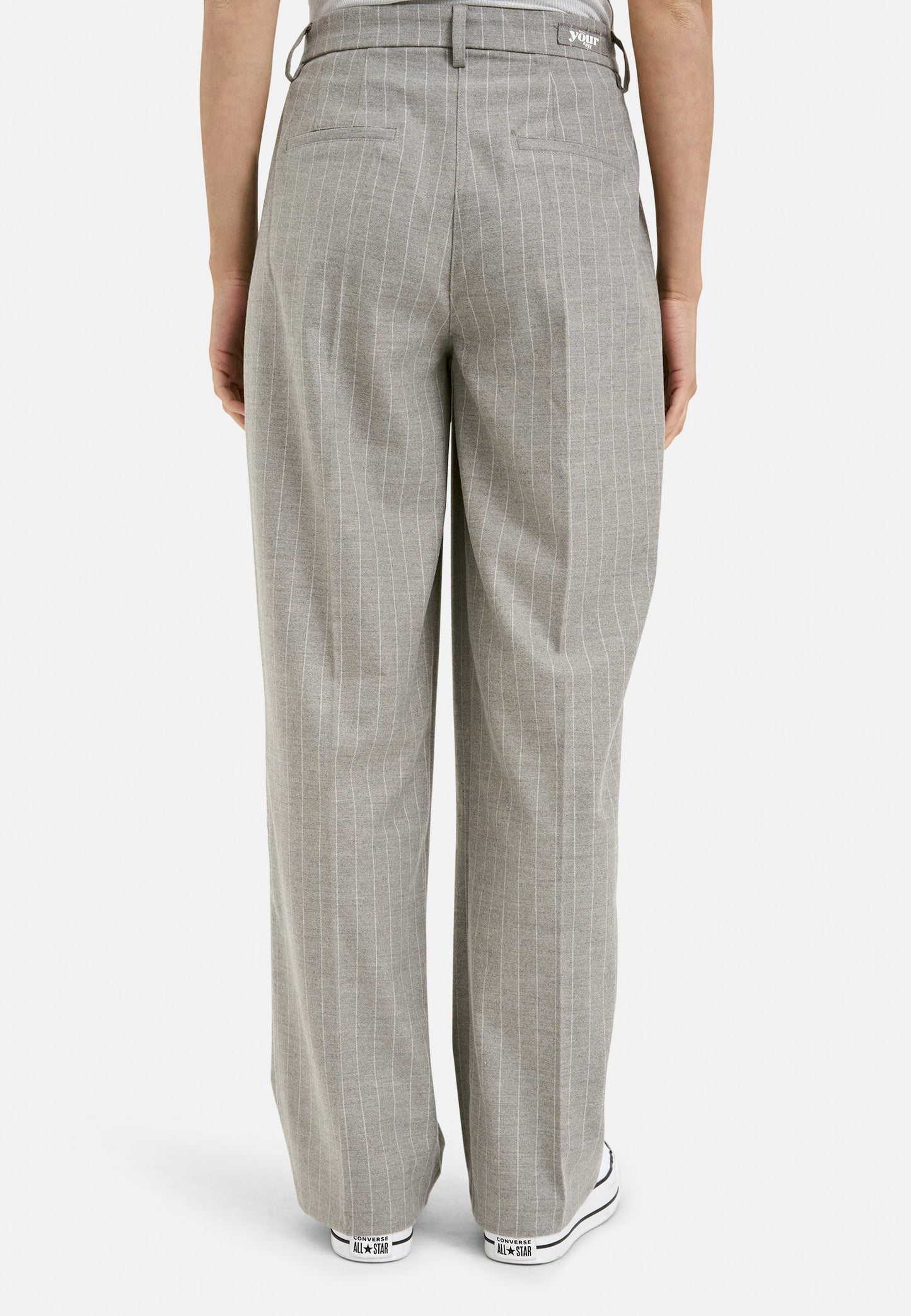 Stripe Flannel Pants (Deep Taupe Prin)