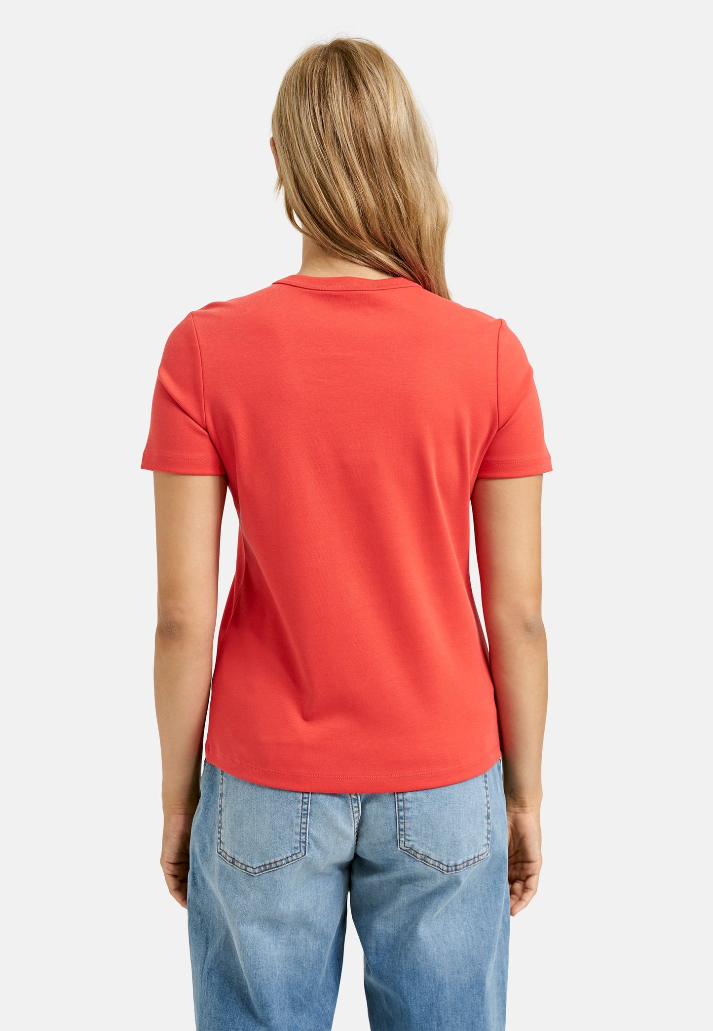 Basic T-Shirt Interlock (Fire Red)