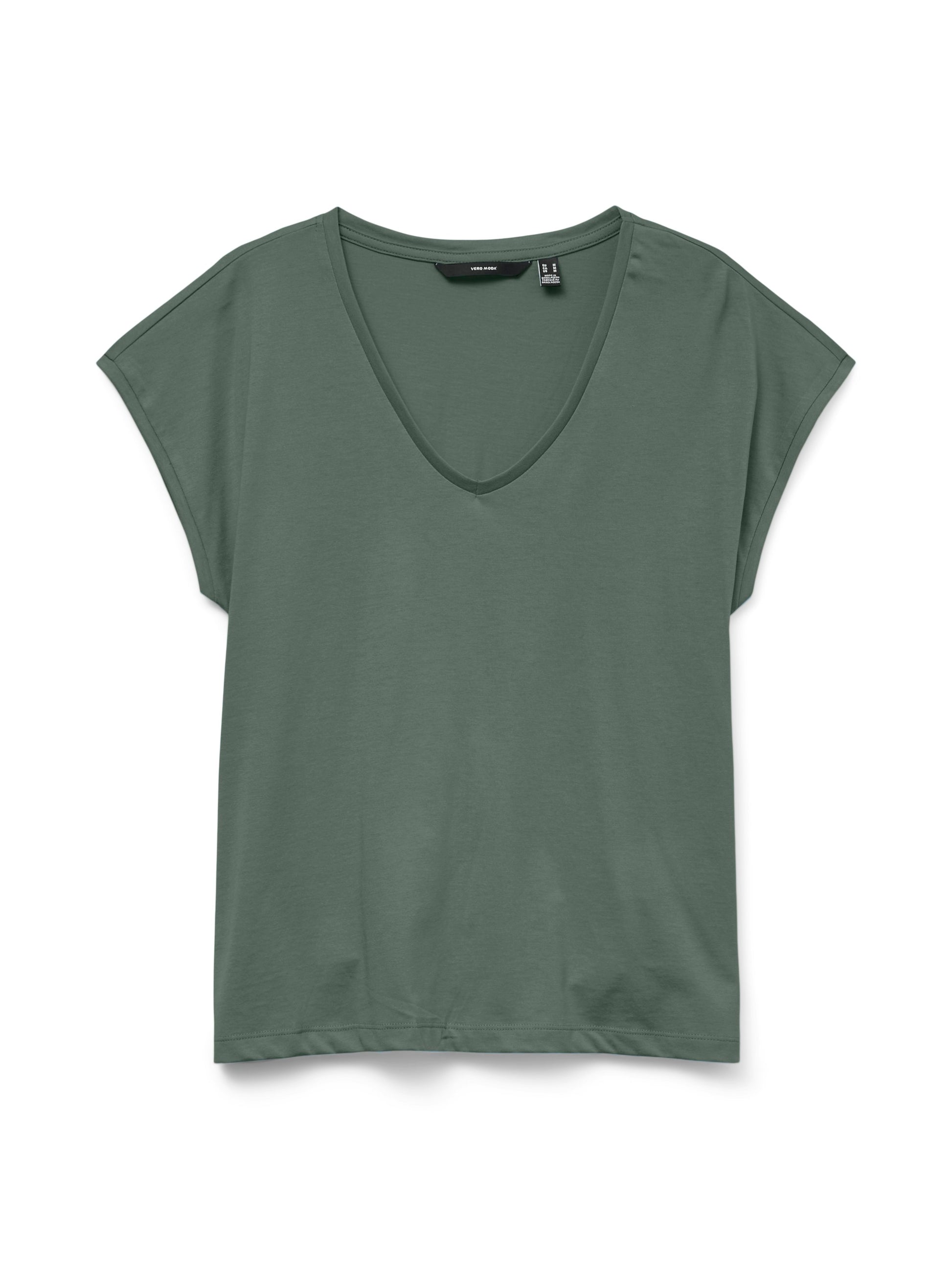 Vmluna Ss V-neck Tee Jrs Noos (Laurel Wreath)