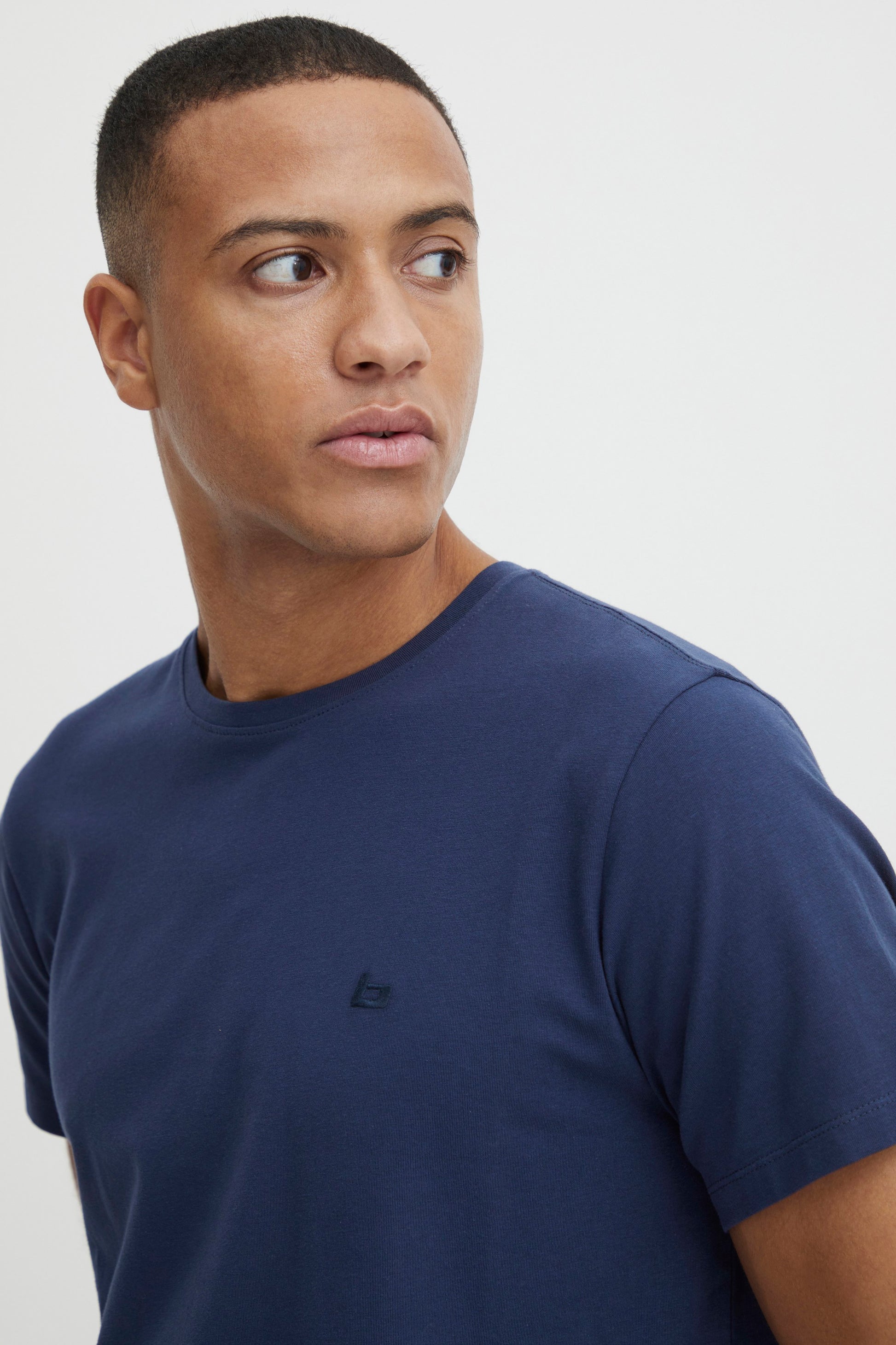 Bhdinton Logo Tee Crew (Dress Blues)