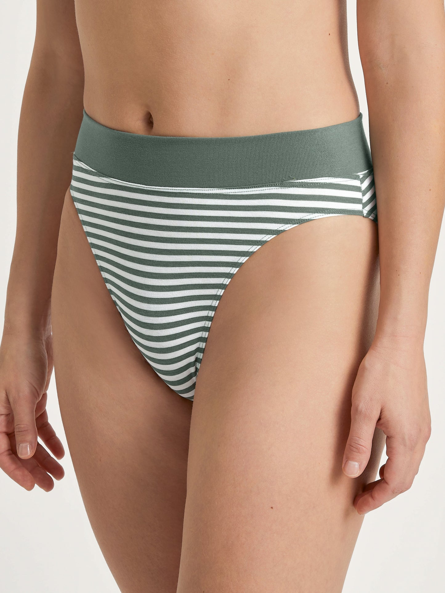 Slip mit Softbund, high waist (Laurel Green Pri)