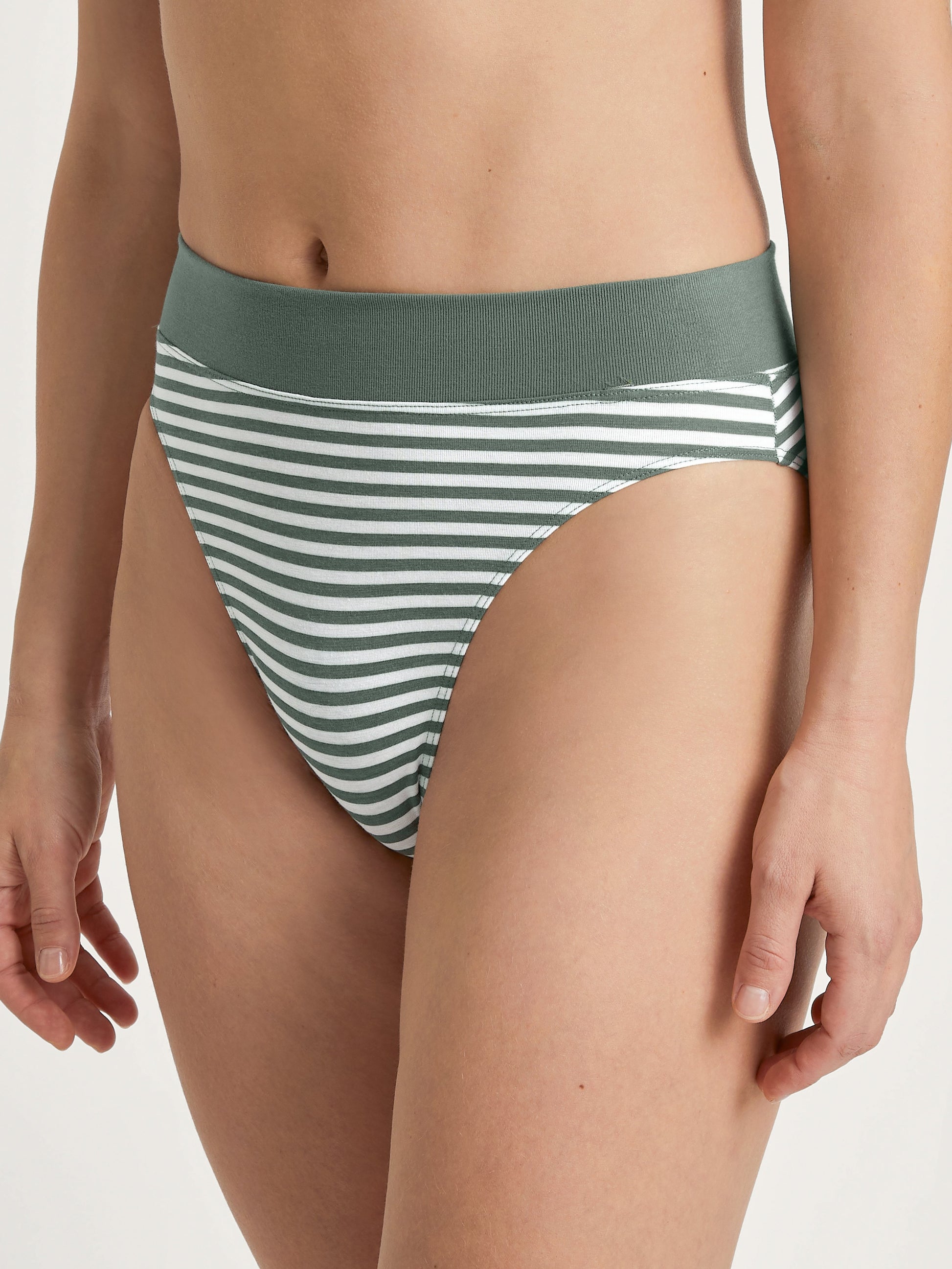 Slip mit Softbund, high waist (Laurel Green Pri)