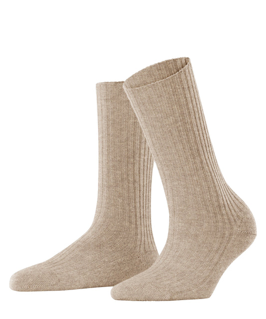 FALKE Cosy Wool Boot Damen (Beige Mel.)