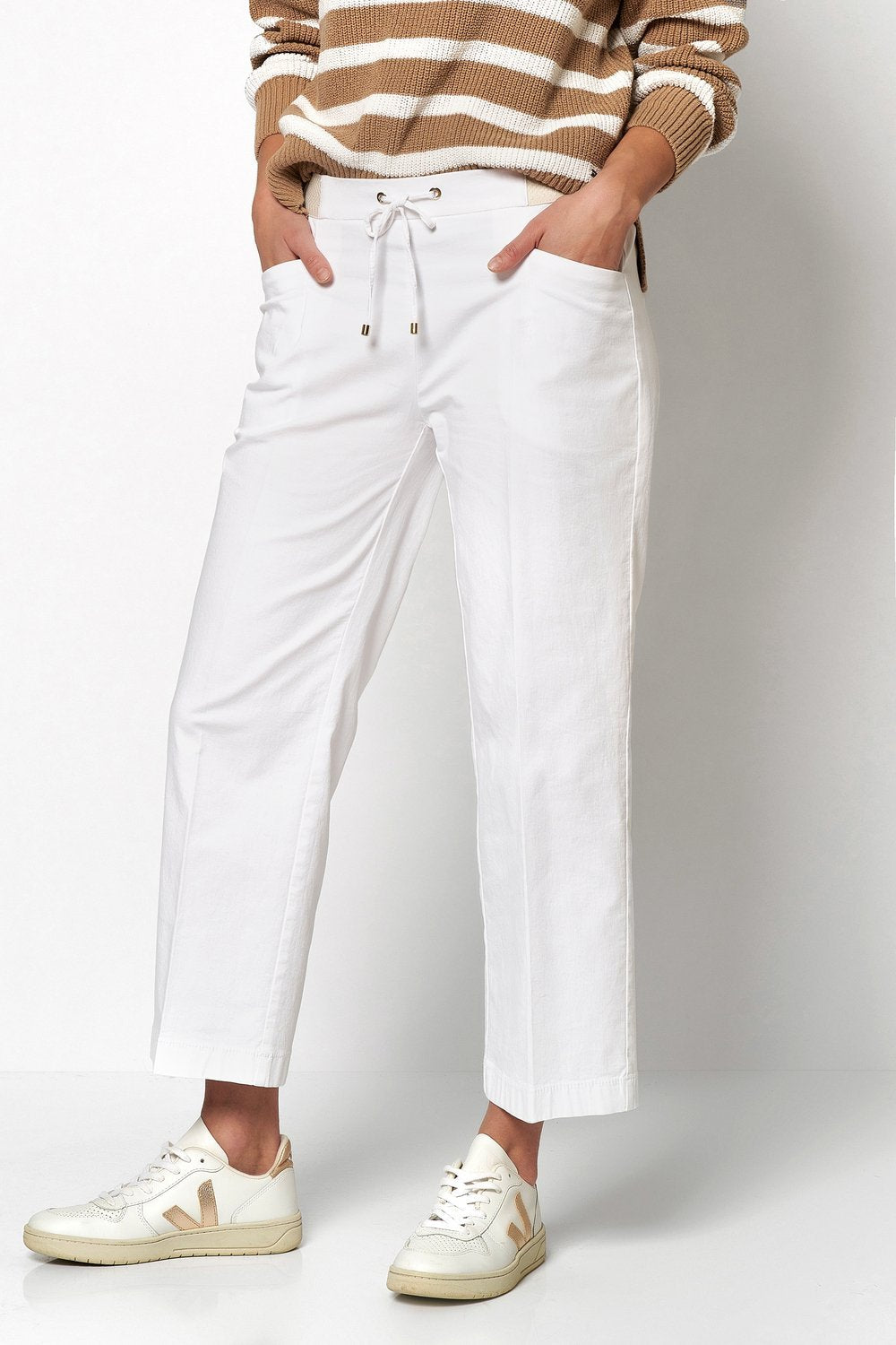 Sue Wide Chic 7/8 (White)