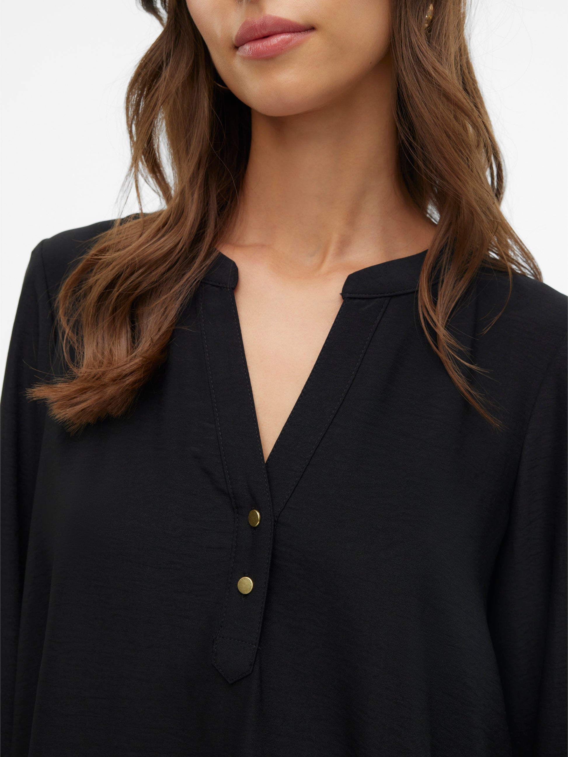 Vmani Ls Top Wvn Ga Noos (Black)