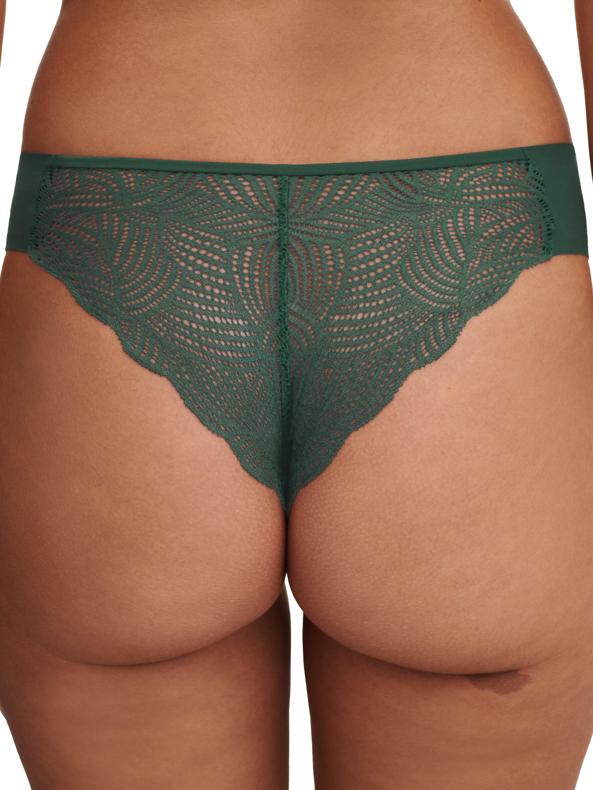 SOFTSTRETCH Tanga mit Spitze (00r Empire Green)