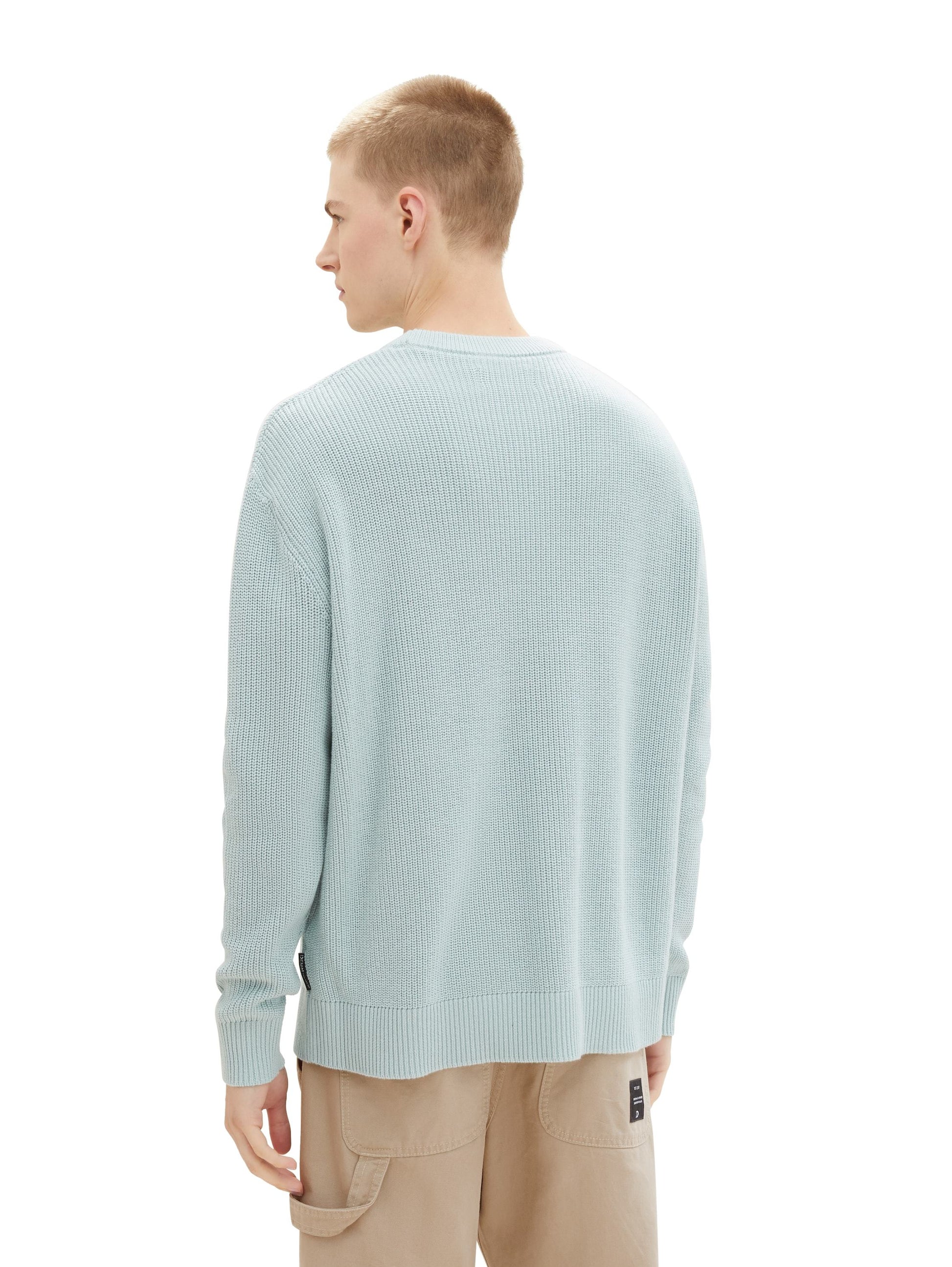 Strickpullover im Washed-Look (Dusty Mint Blu)