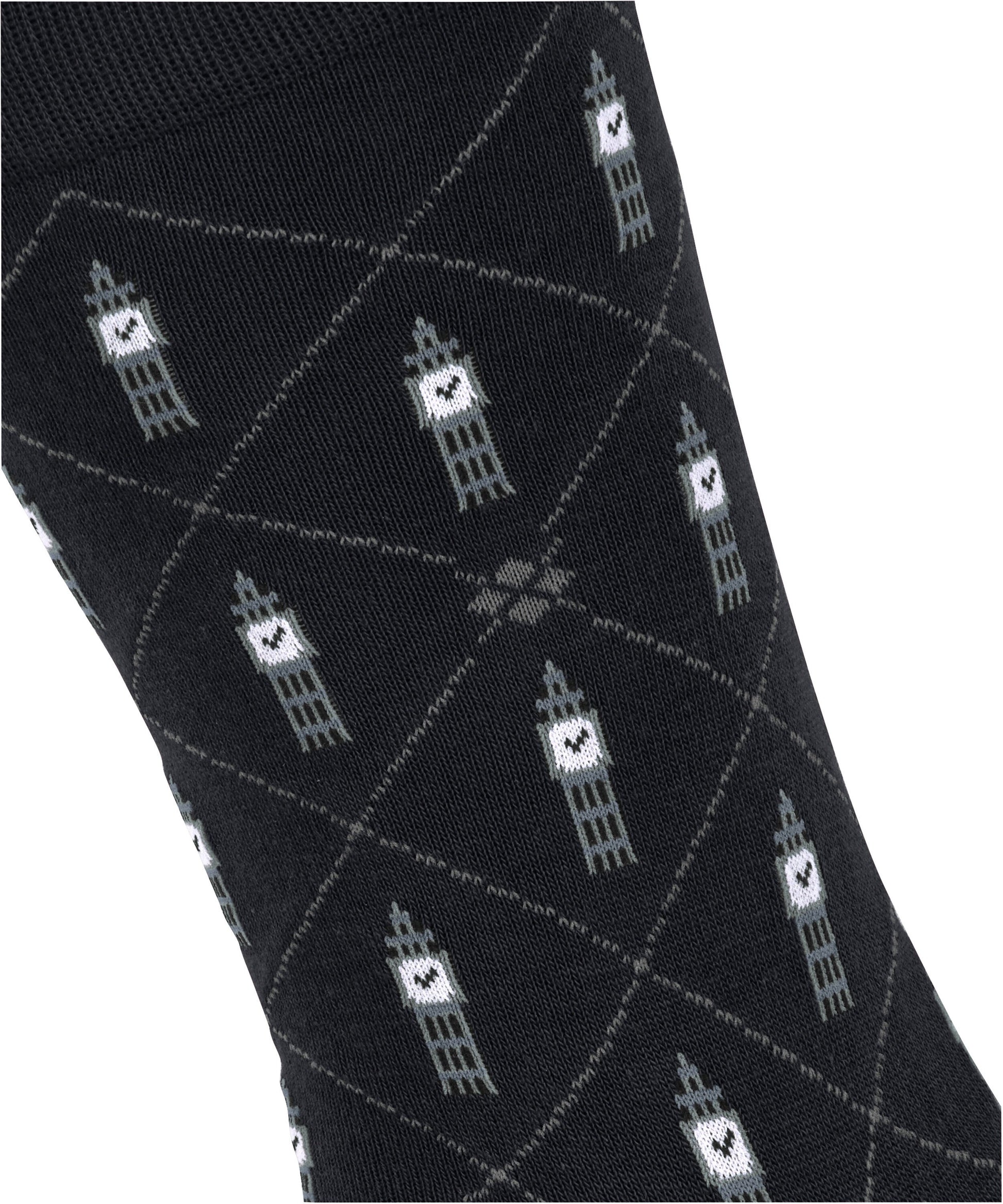 Burlington Big Ben Herren Socken (Black)