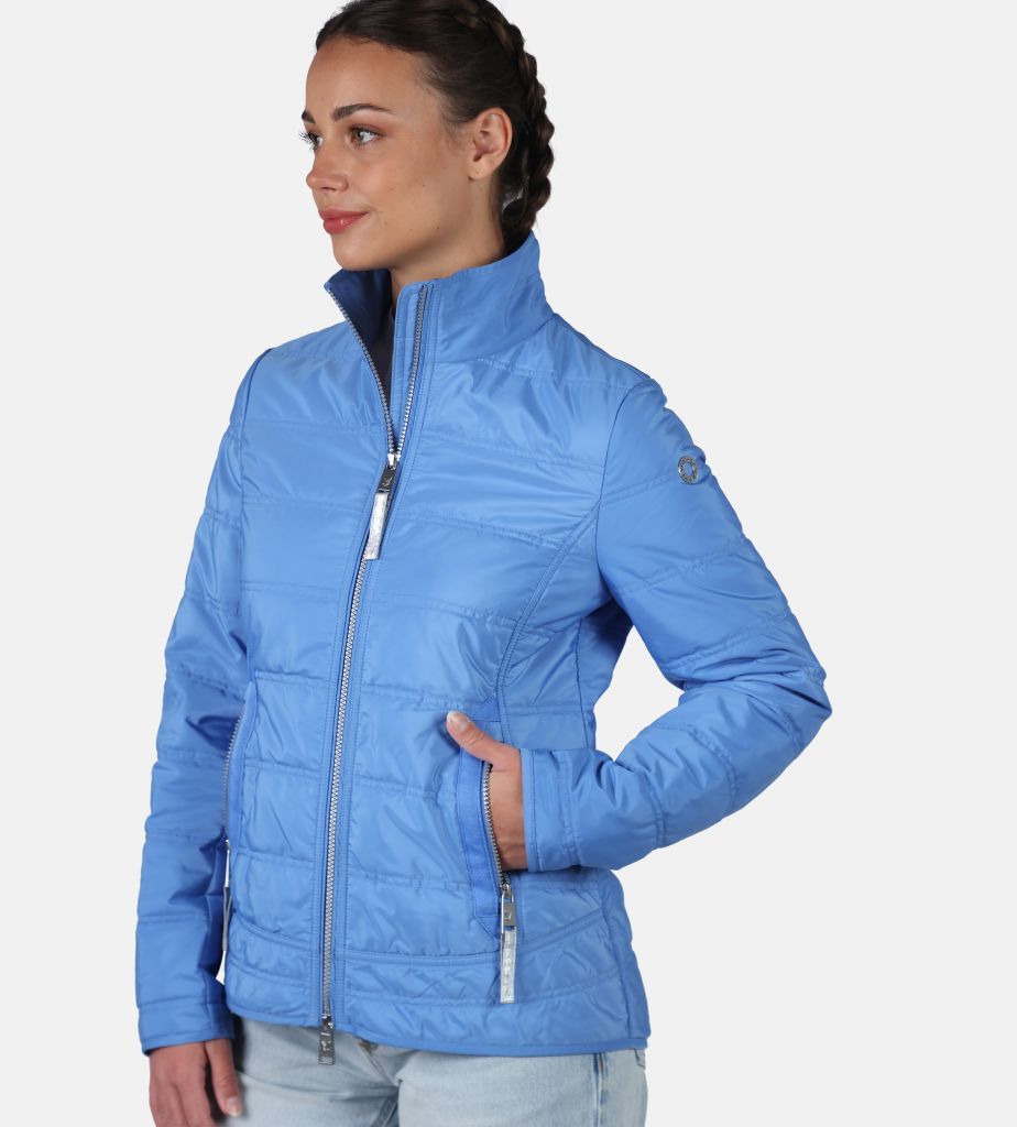 Steppjacke (Hellblau/aqua)