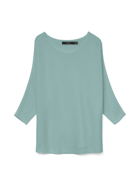 Vmnora 3/4 Boatneck Blouse  Noos (Gray Mist)