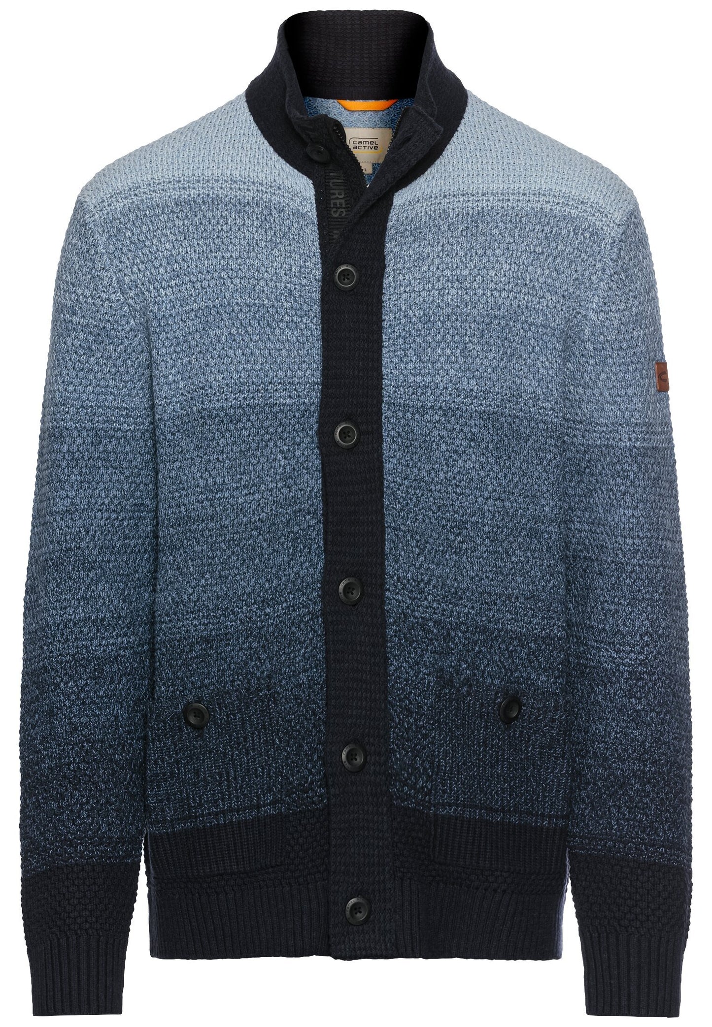 Strickjacke mit verdecktem Reißverschluss (Night Blue)