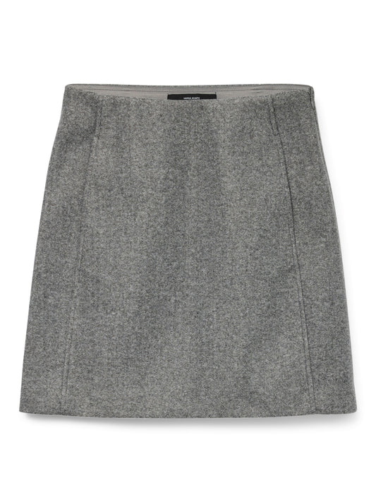 Vmfortuneallison Hw Short Skirt Ga Noos (Medium Grey M)