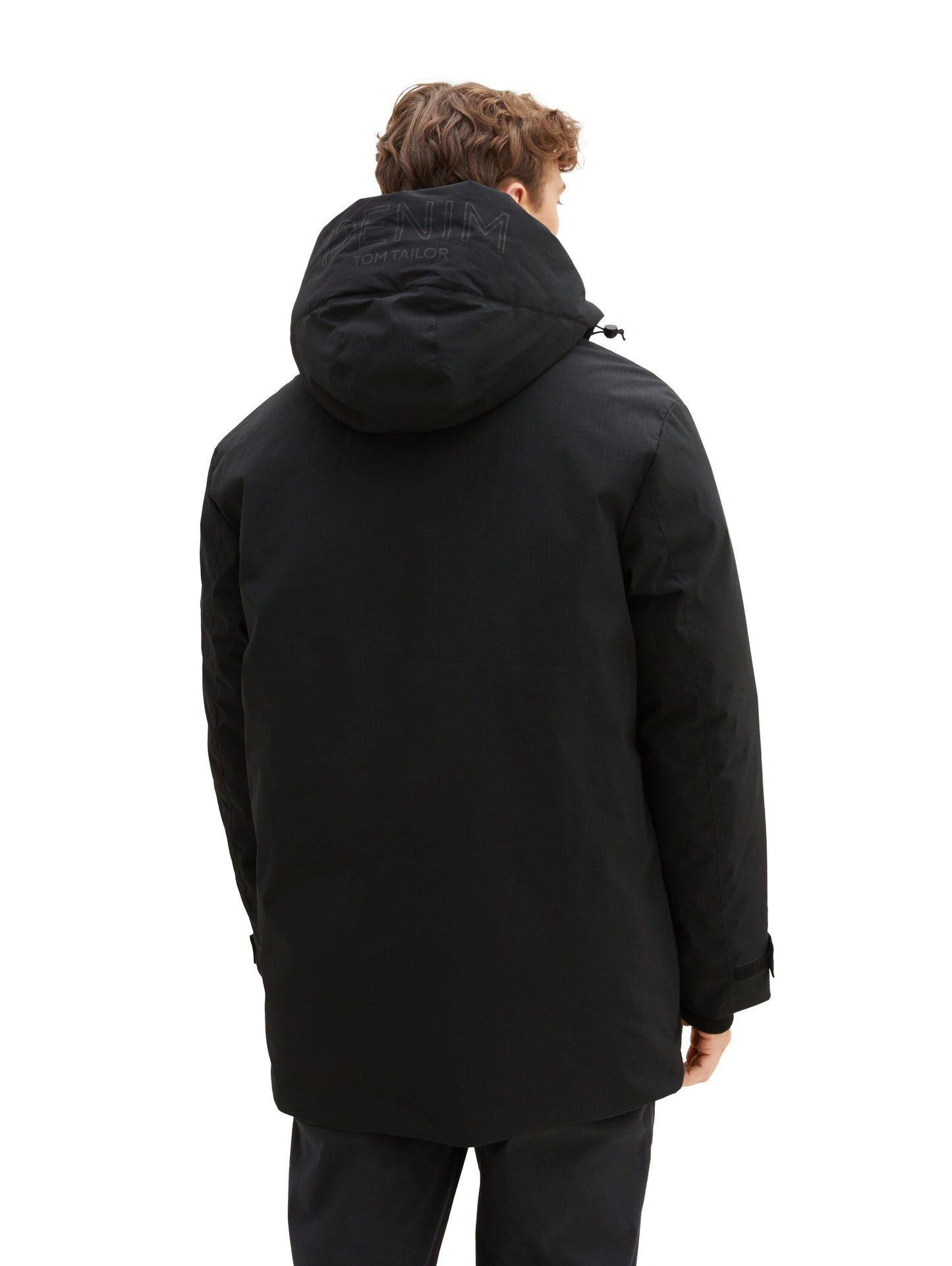 Parka mit abnehmbarer Kapuze (Black)