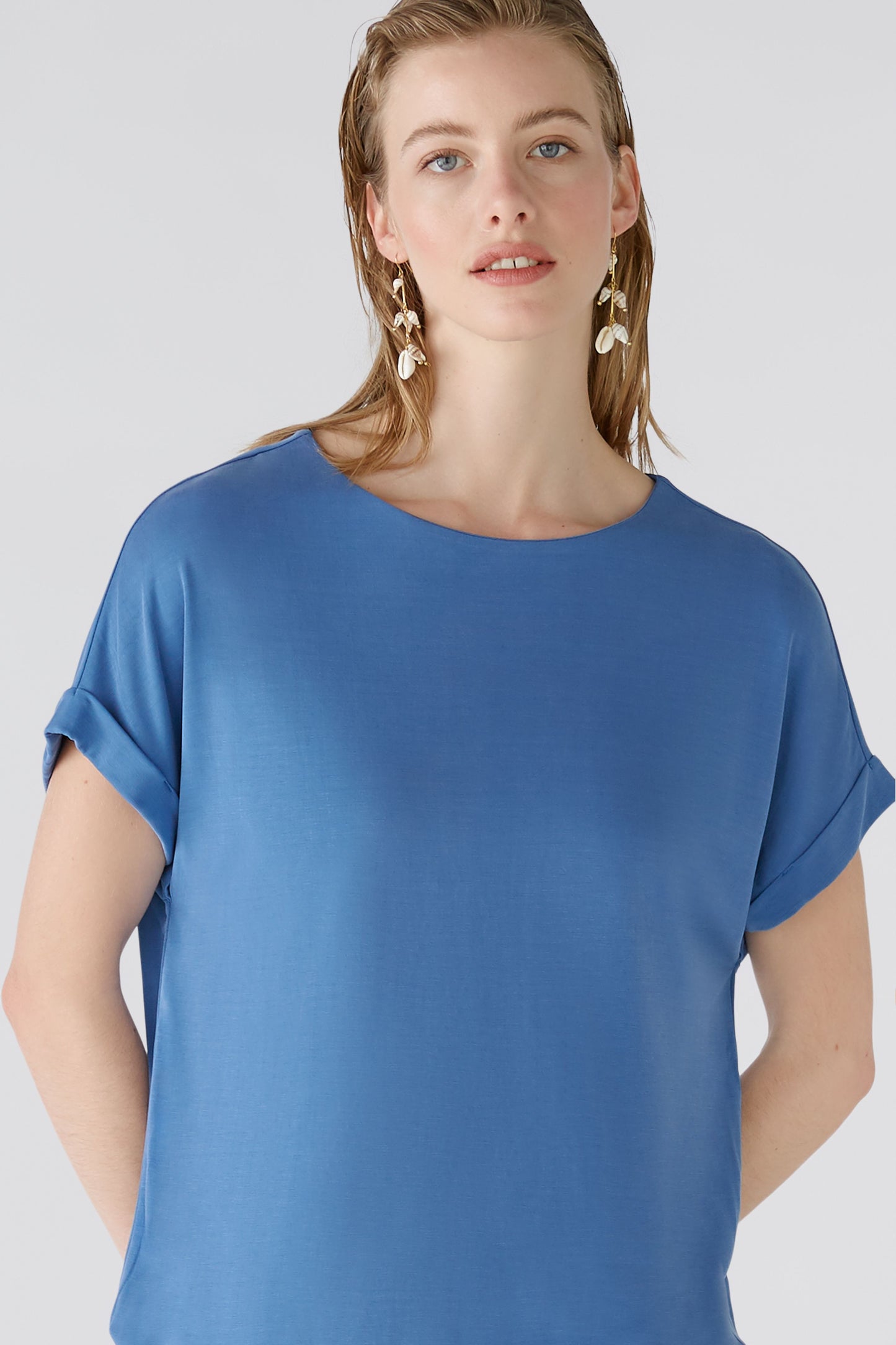 T-Shirt Modalmischung (Bright Cobalt)