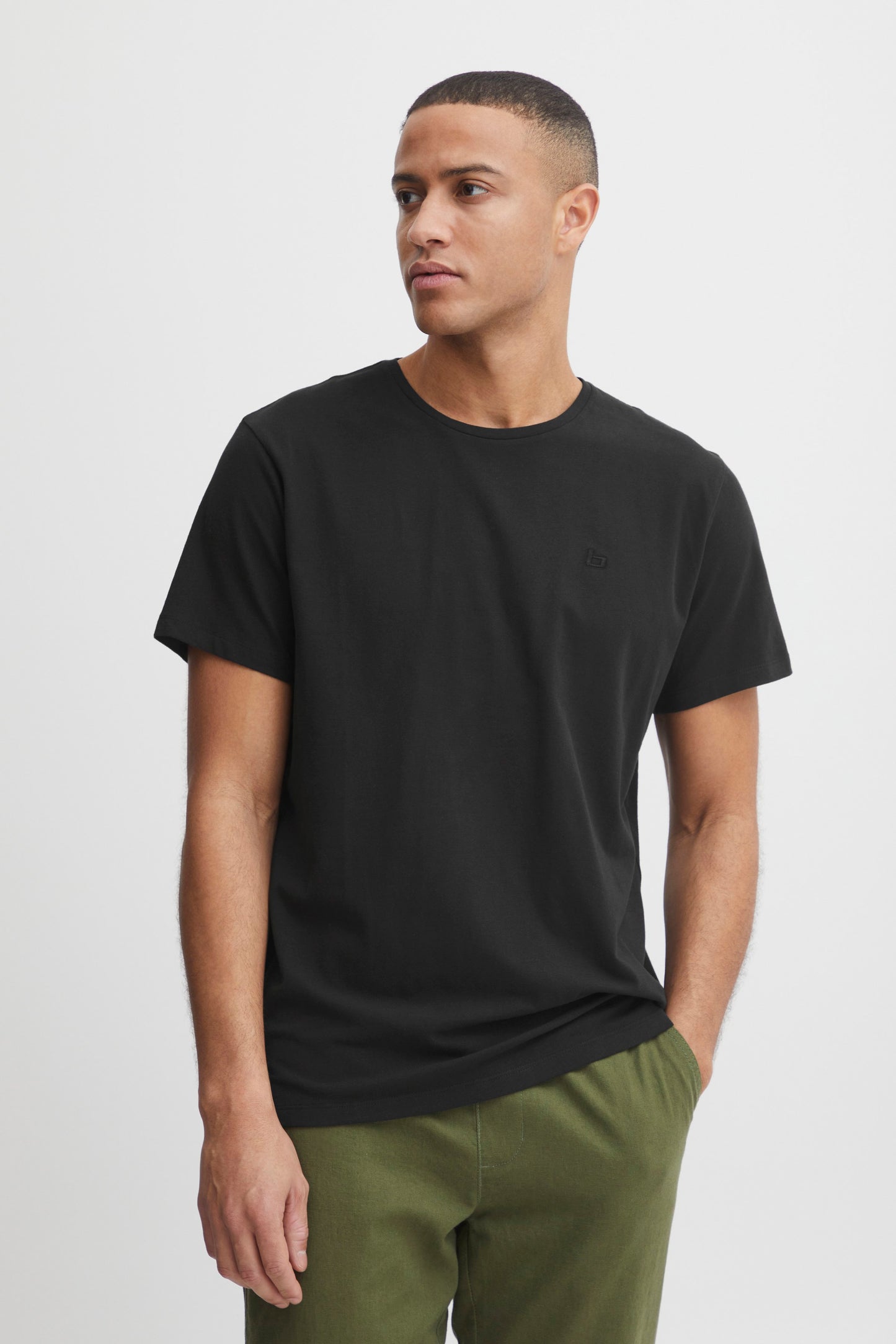 BHDINTON logo tee crew (Black)