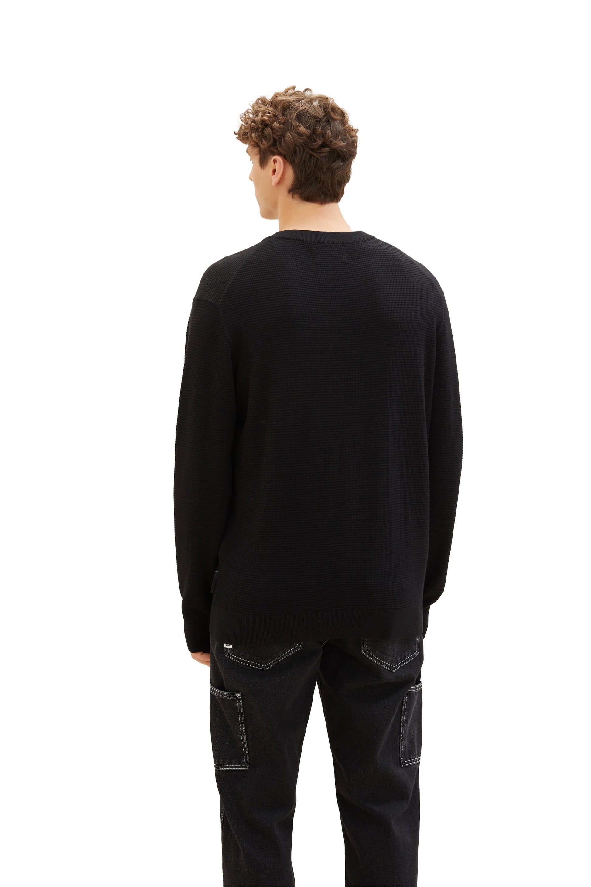 Pullover mit Struktur (Black)