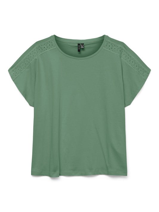 Vmemmy Ss Lace Tape Top Jrs Ga Noos (Hedge Green)