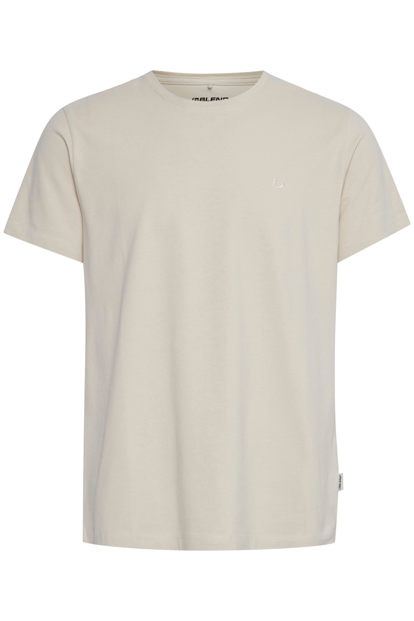 BHDINTON logo tee crew (Oyster Gray)