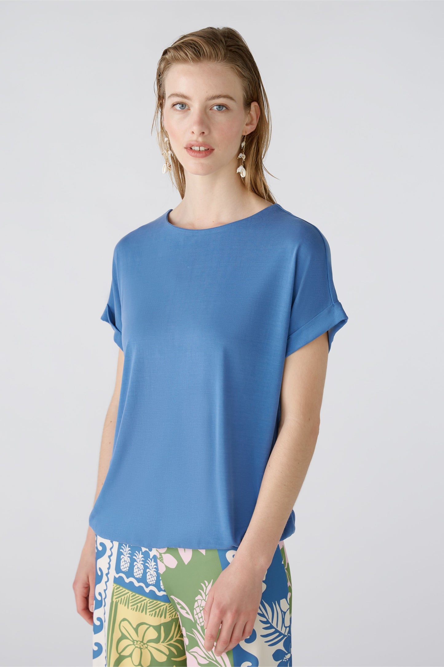 T-Shirt Modalmischung (Bright Cobalt)