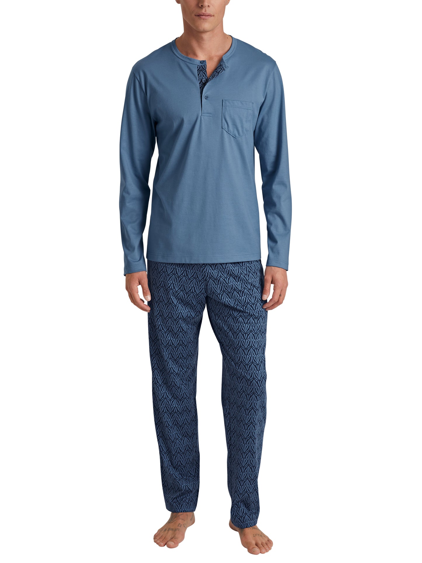 HERREN Pyjama (Coronet Blue)