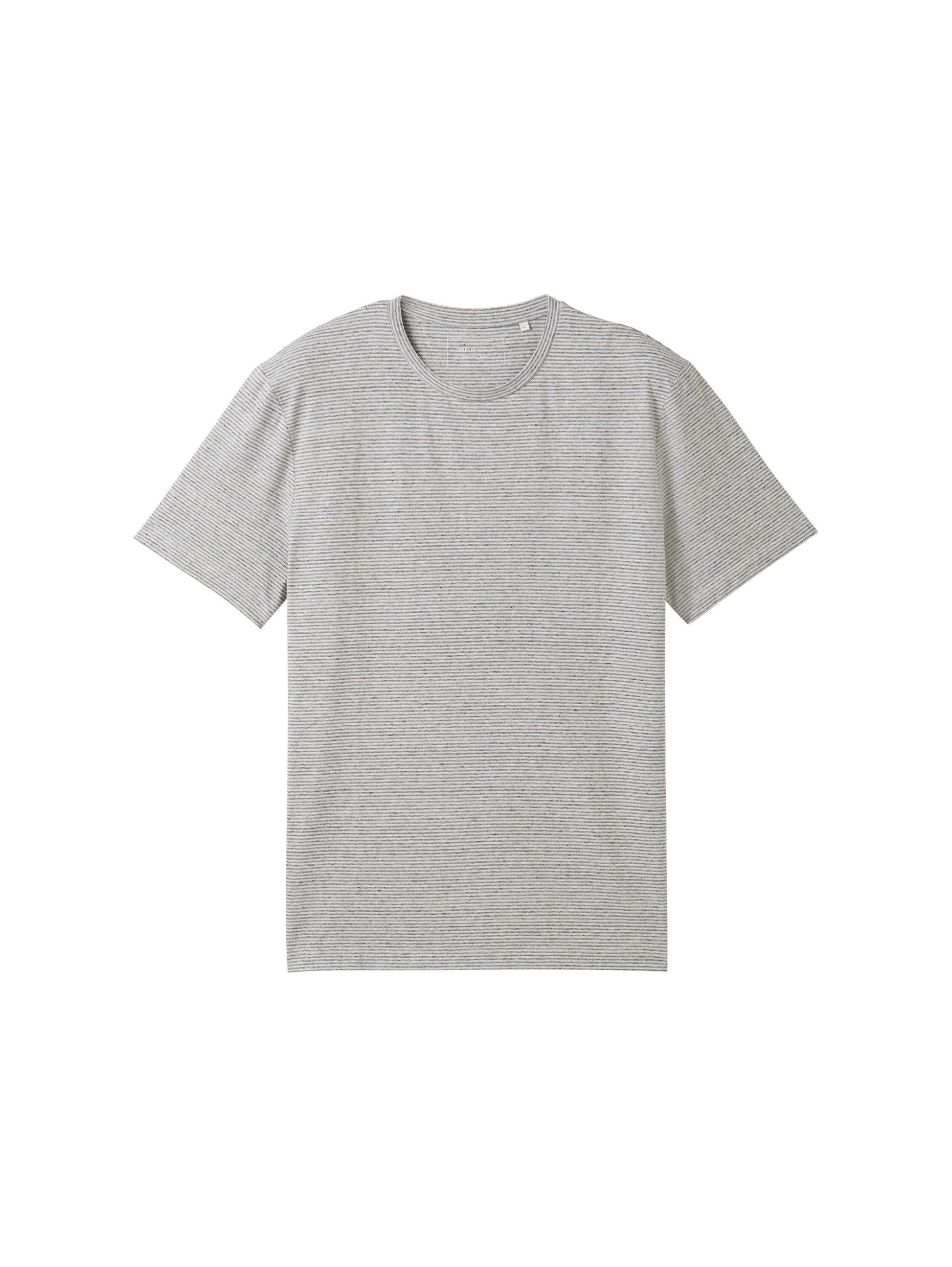 Gestreiftes T-Shirt (Grey Melange F)