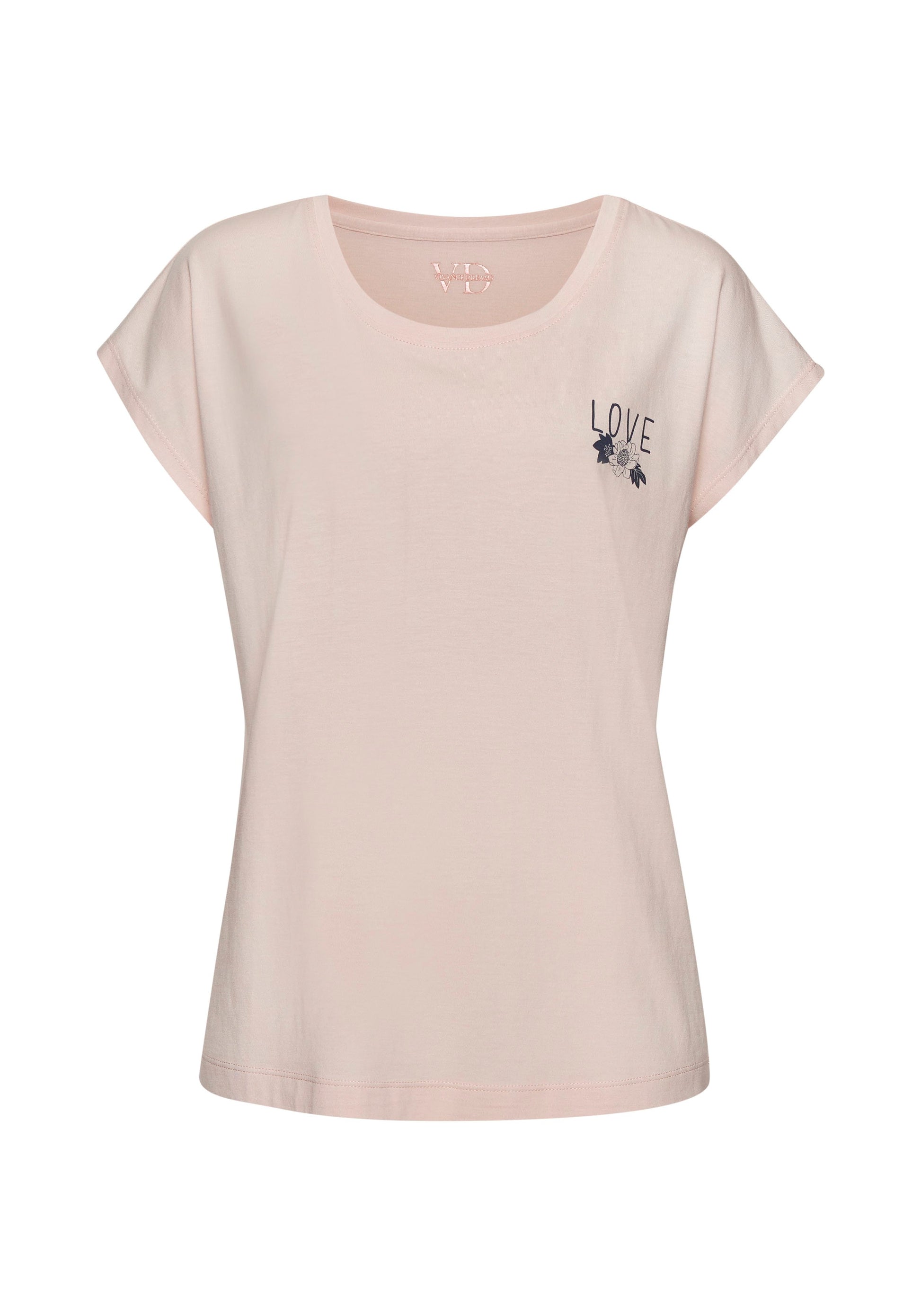 vivance dreams VD Cosy T-Shirt (Lt Rose)