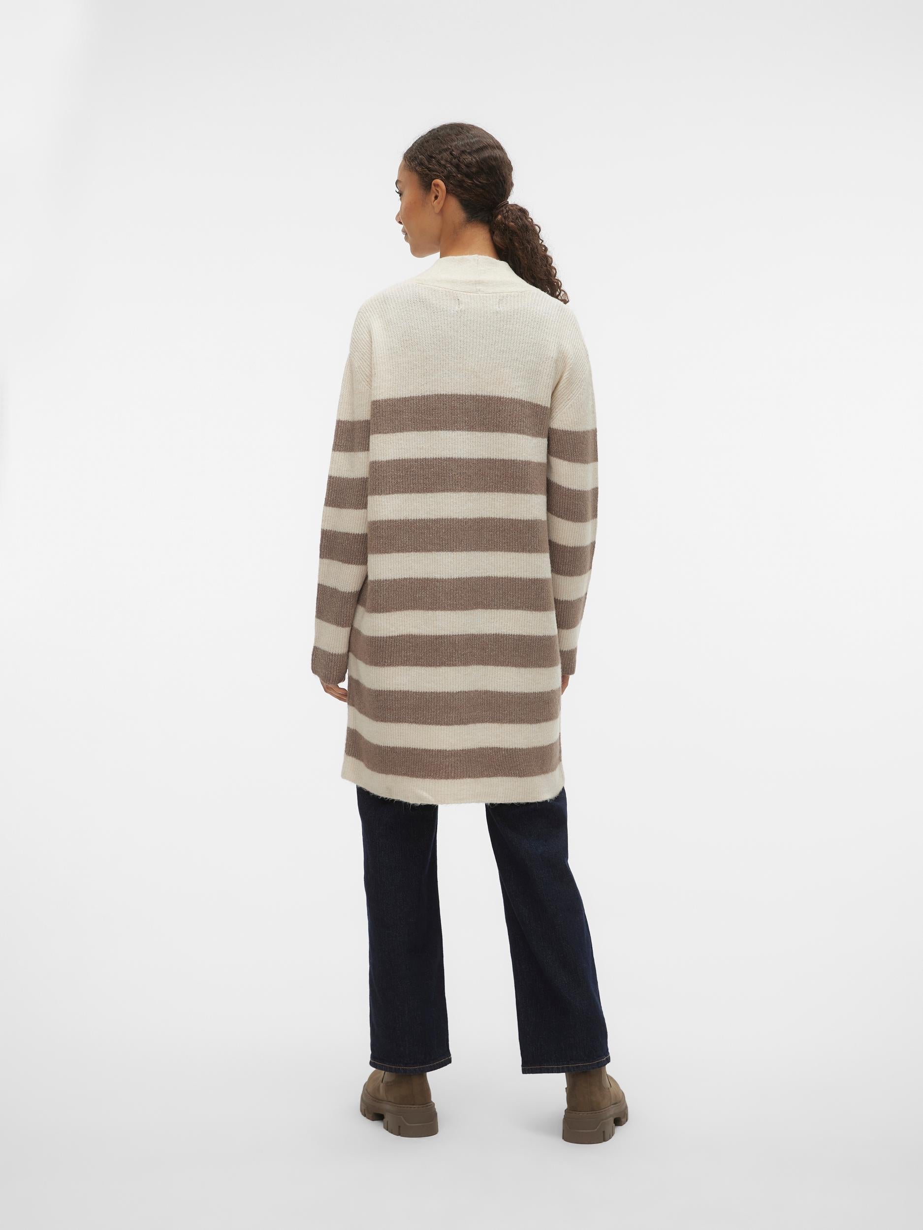 Vmphiline Ls Open Cardigan Ga Boo (Birch/w. B)