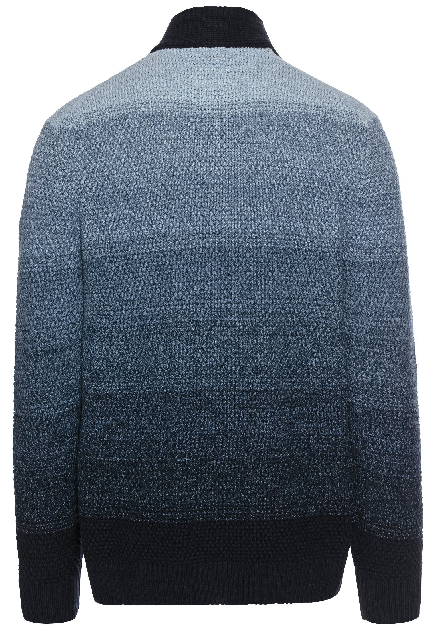 Strickjacke mit verdecktem Reißverschluss (Night Blue)