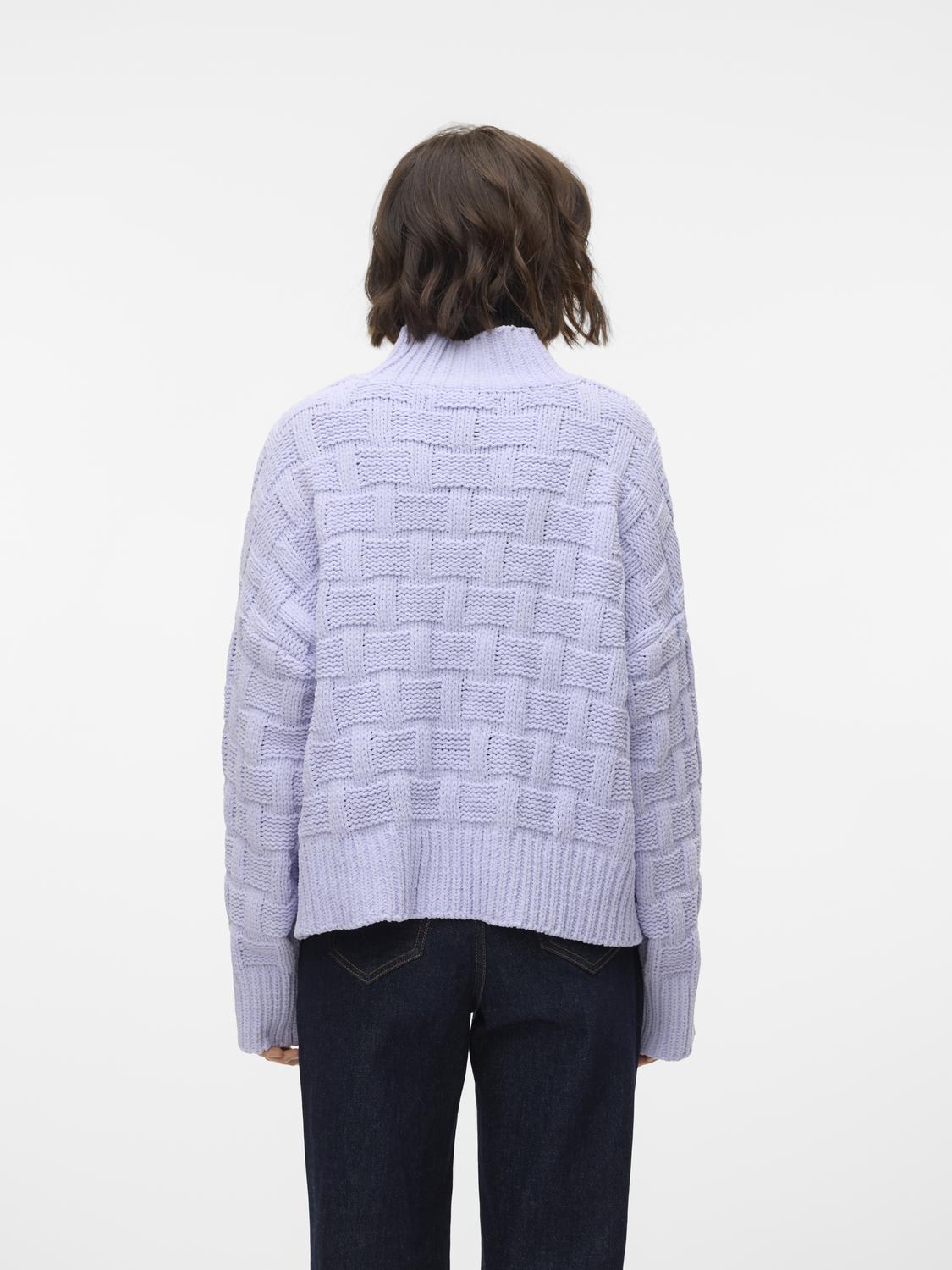 Vmisa Ls Highneck Pullover Boo (Cosmic Sky)