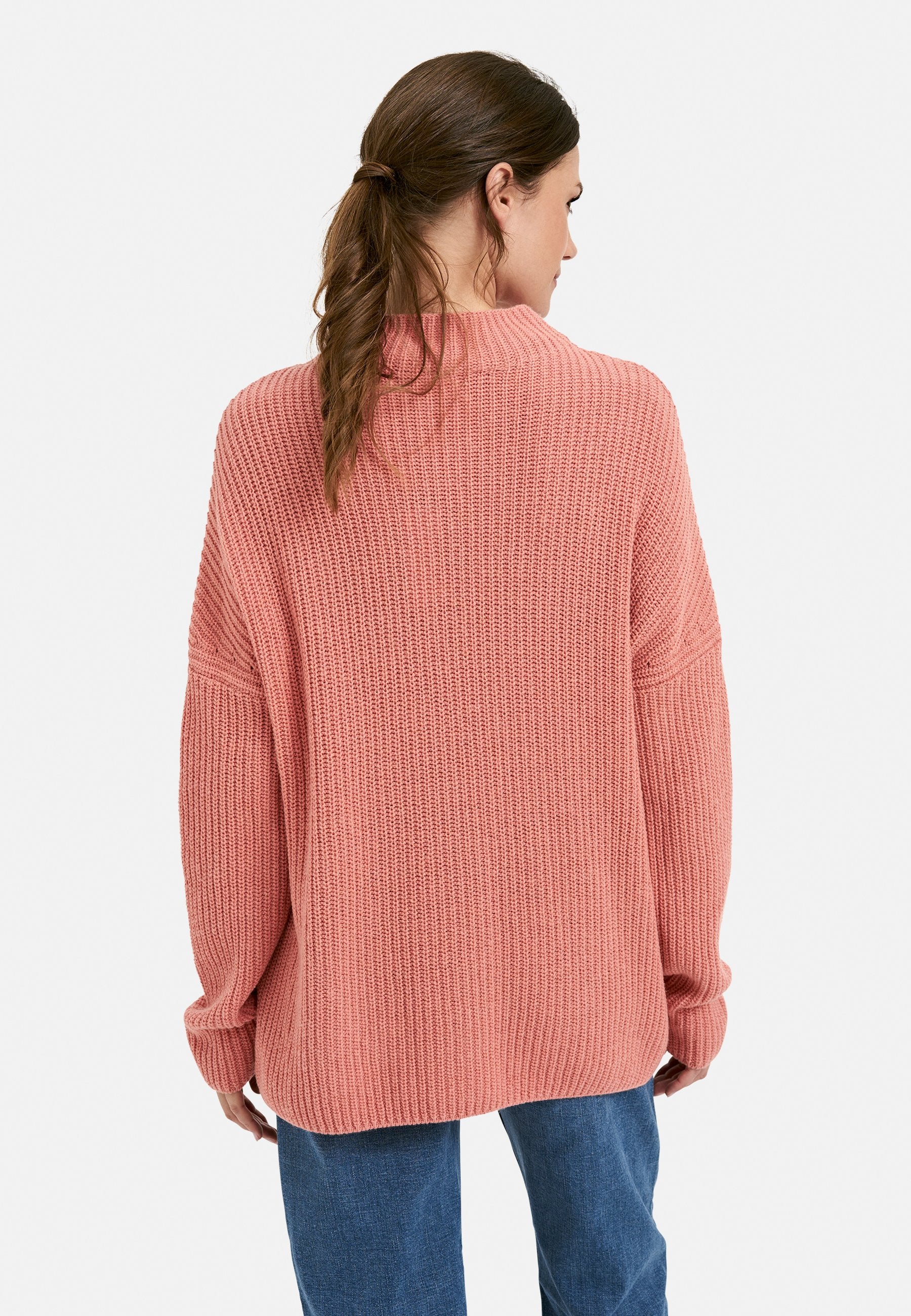 Standup collar Knit (Lobster)