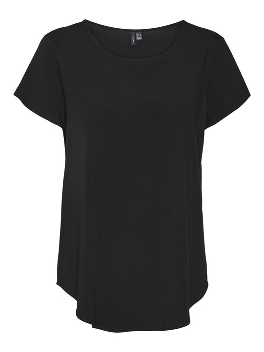 Vmbella Ss Top Wvn Ga Noos (Black)