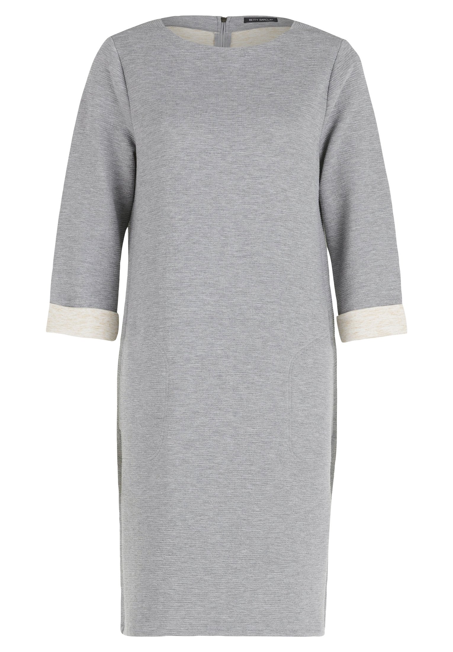 Jerseykleid (Grey/beige)