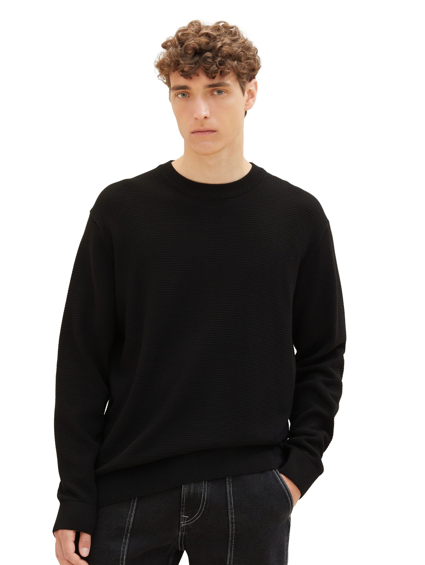 Pullover mit Struktur (Black)