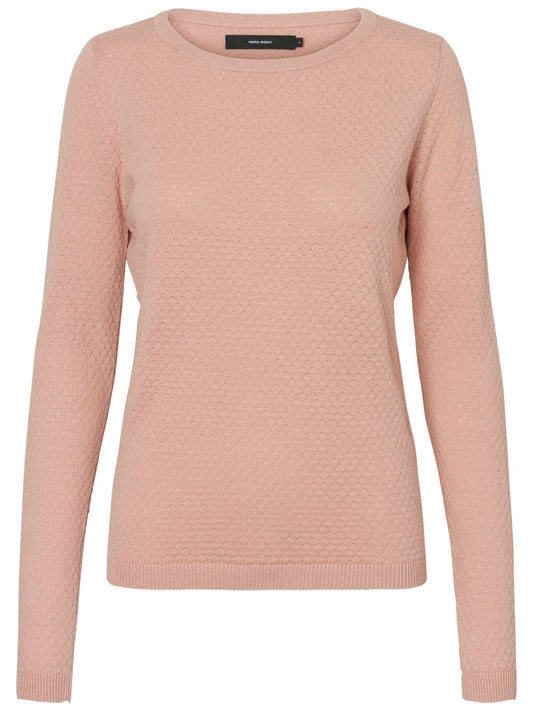 Vmcare Structure Ls O-neck Blou Noos (Misty Rose)