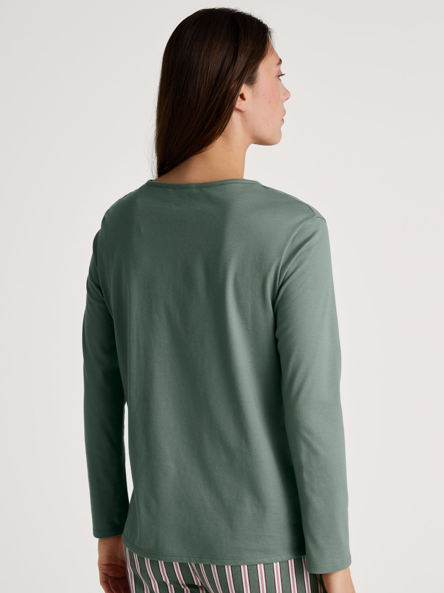 DAMEN Shirt langarm (Laurel Green)