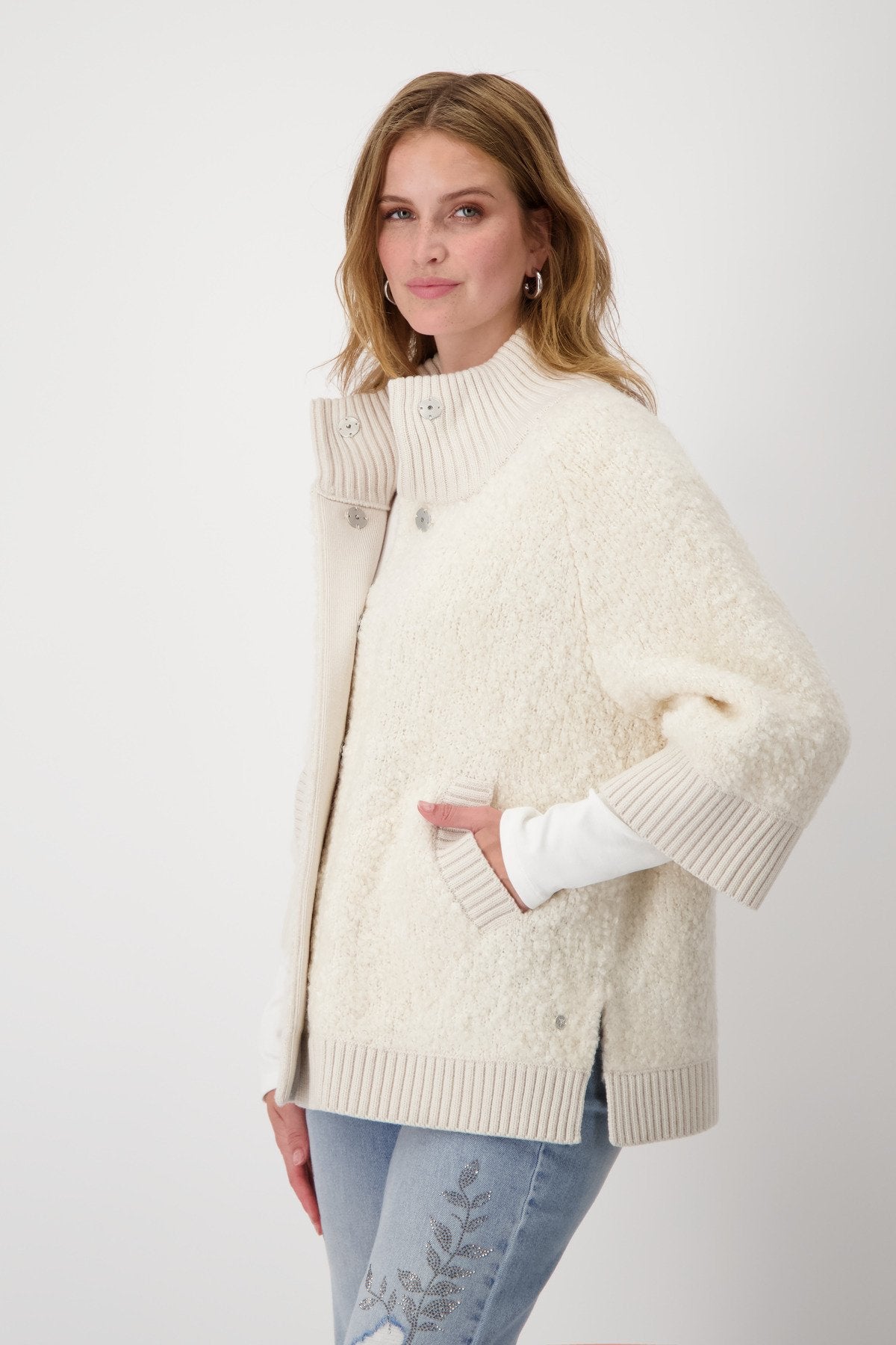 Strickjacke (Sandshell)