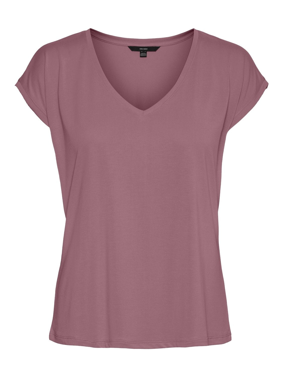 Vmfilli Ss V-neck Tee Ga Noos (Mesa Rose)