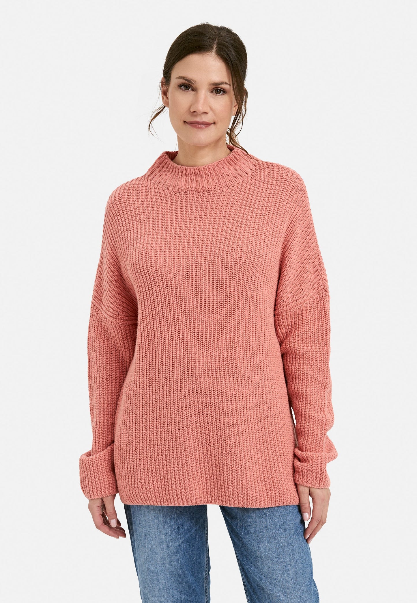 Standup collar Knit (Lobster)