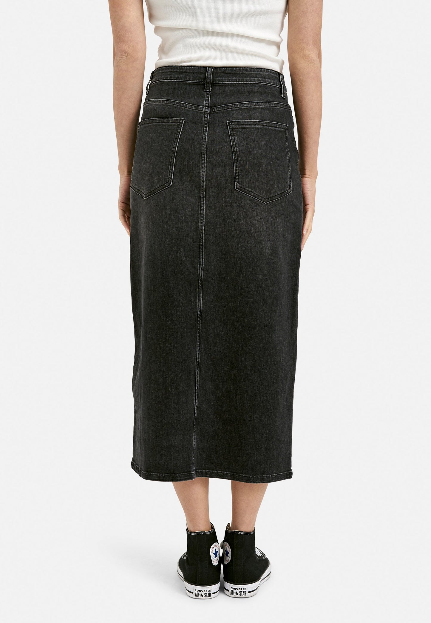 Denim Skirt (Black)