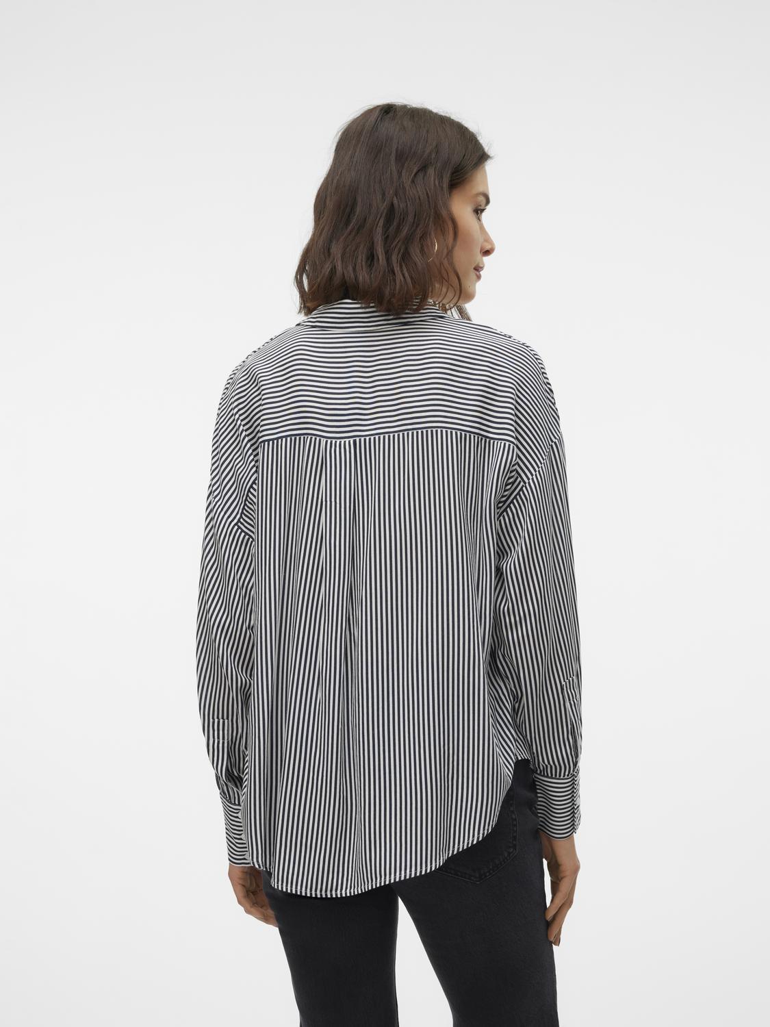 Vmbumpy L/s Oversize Shirt Wvn Ga (Night Sky/)