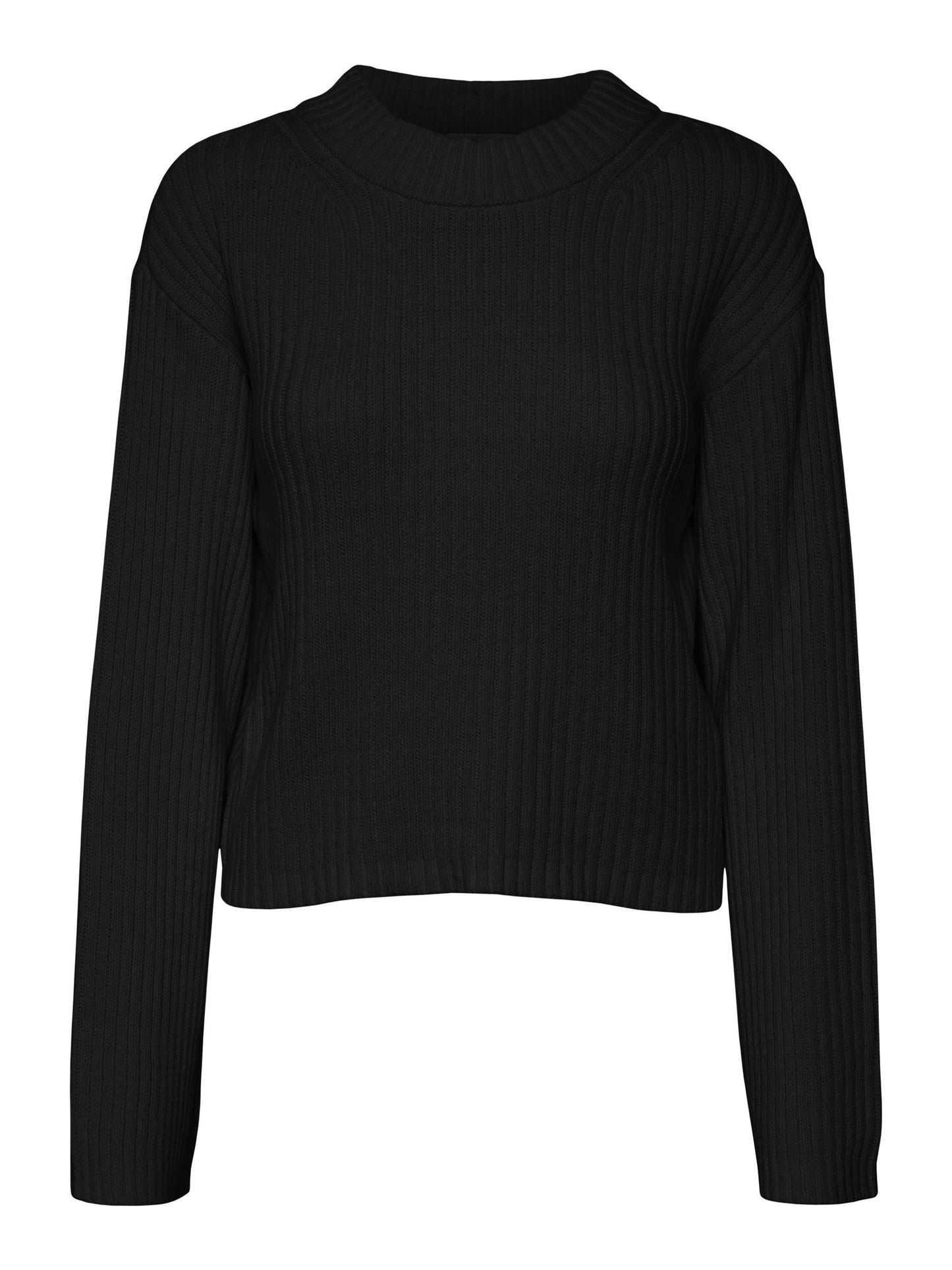 Vmhilde Ls O-neck Short Pullover Noos (Black)