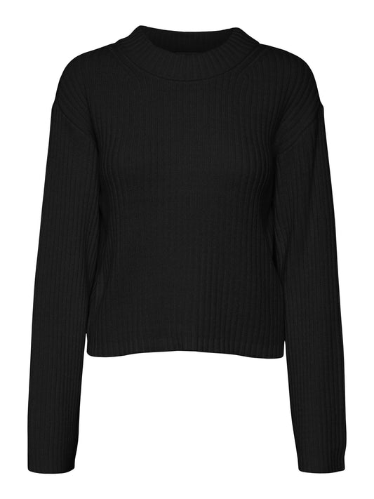 Vmhilde Ls O-neck Short Pullover Noos (Black)