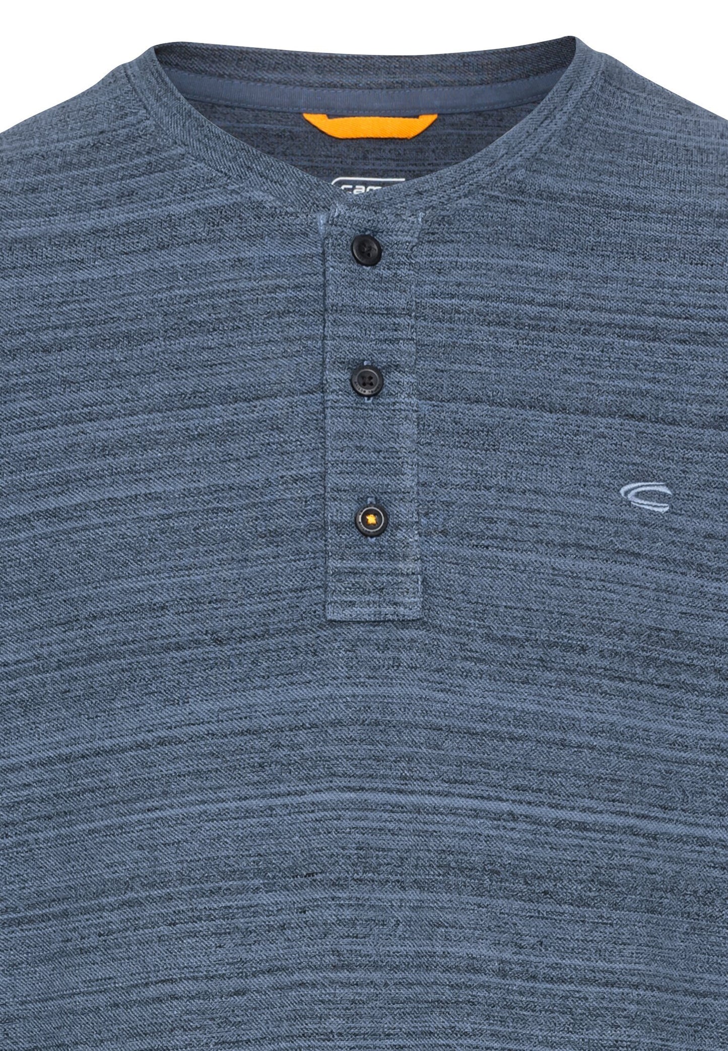 Henley Langarmshirt mit Cooling Effekt (Denim Blue)