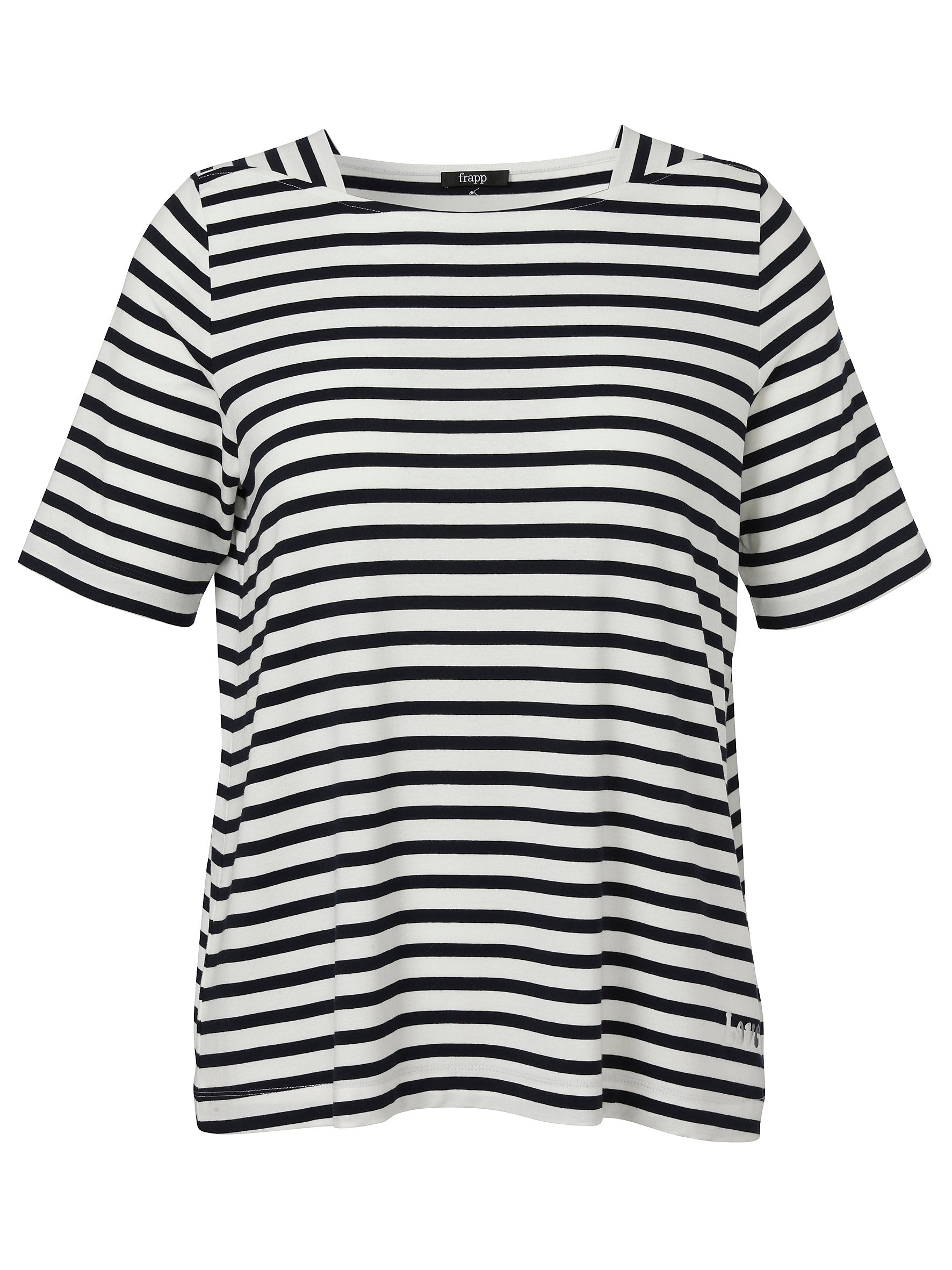 T-Shirt U-Boot 1/2 Arm Ringel (Navy / Offwhi)