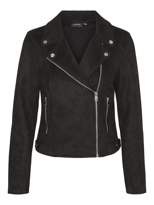 Vmjose Short Faux Suede Jacket Noos (Black)