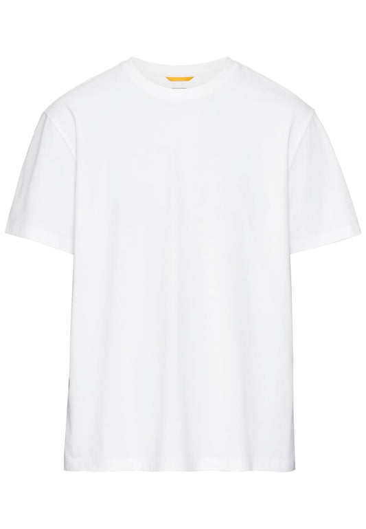 Kurzarm T-Shirt mit Print (White)