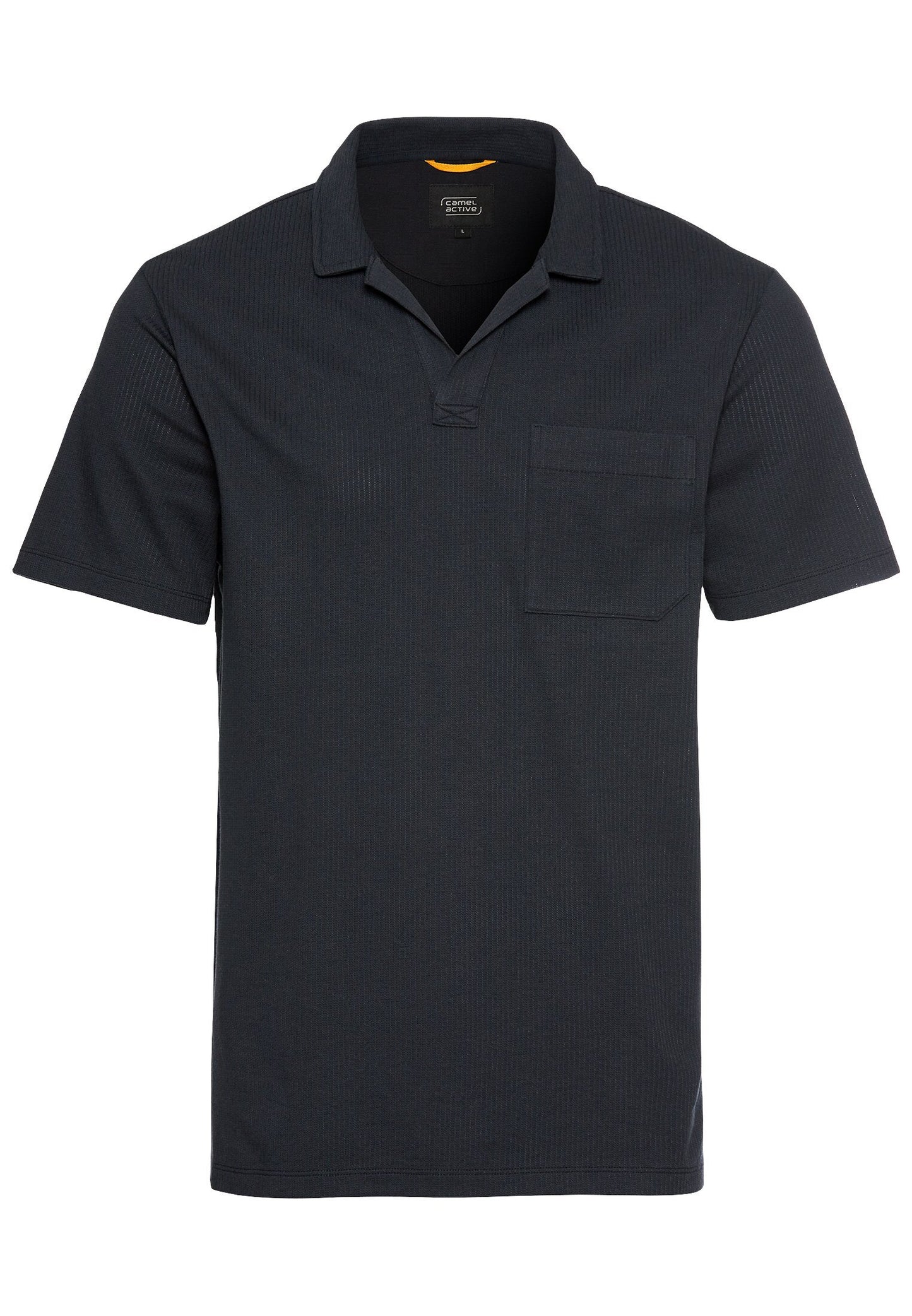 Kurzarm Poloshirt mit Brusttasche (Dark Navy)