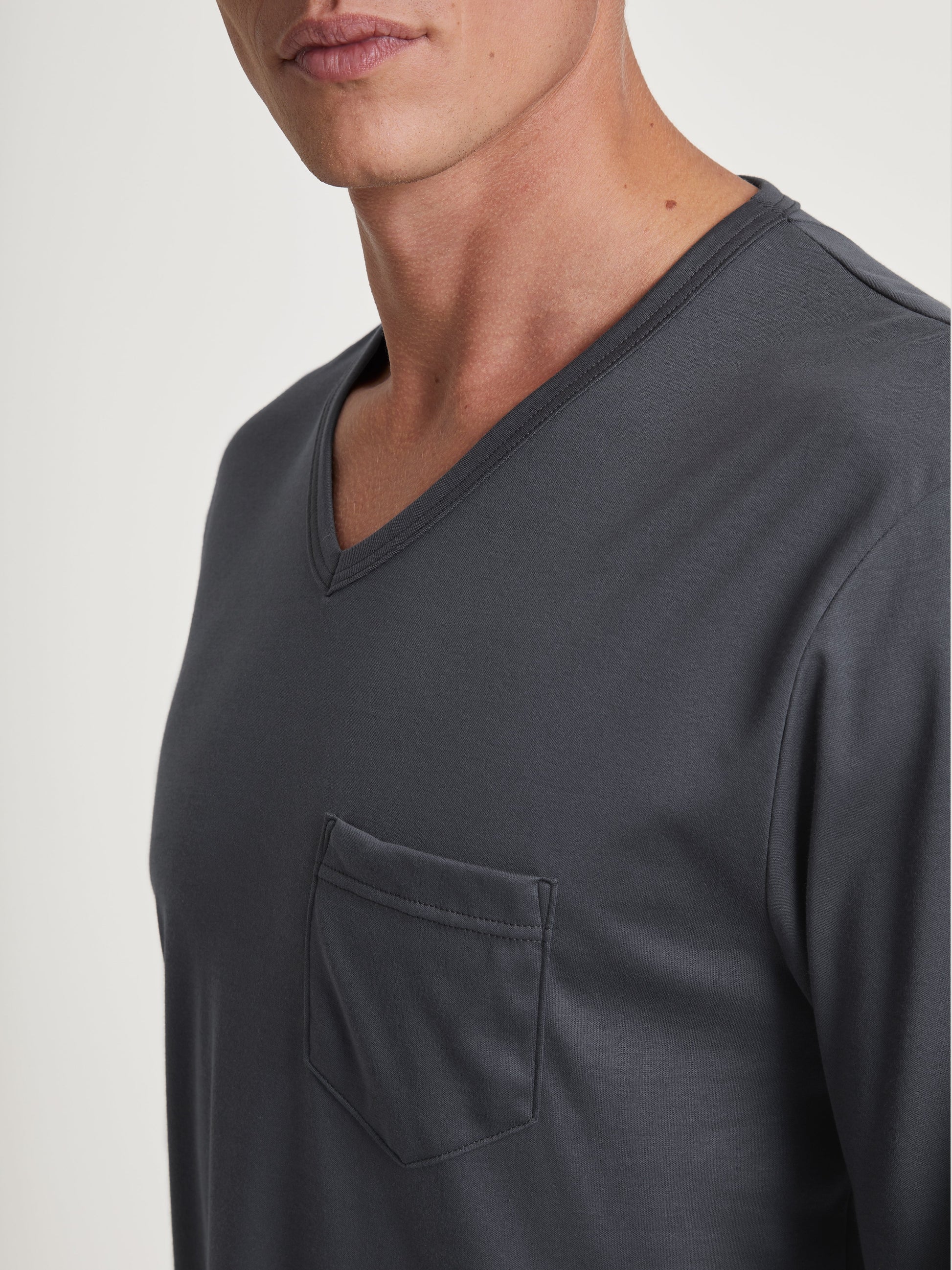 HERREN Pyjama (Anthrazit)