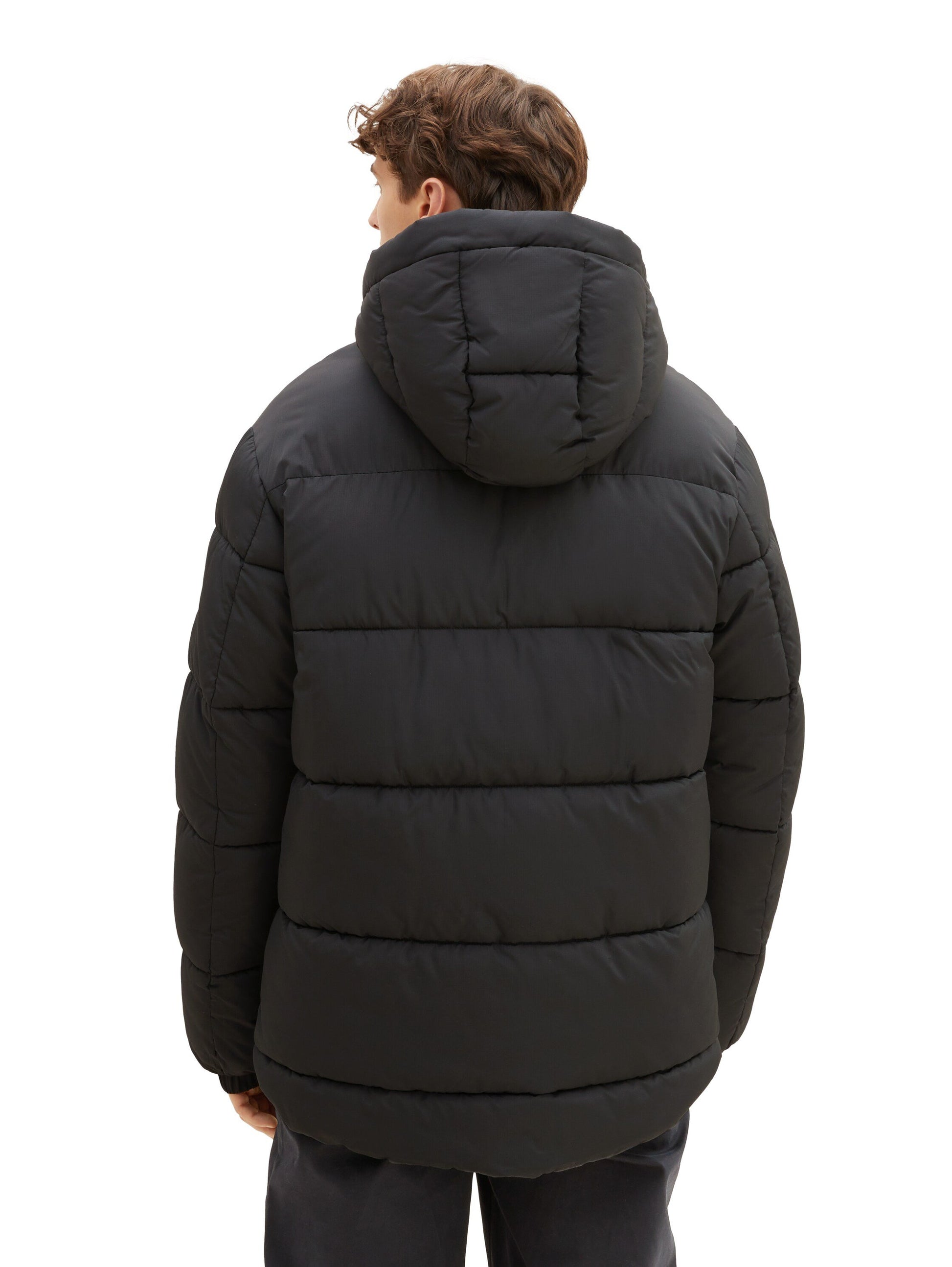 Pufferjacke mit recyceltem Polyester (Black)